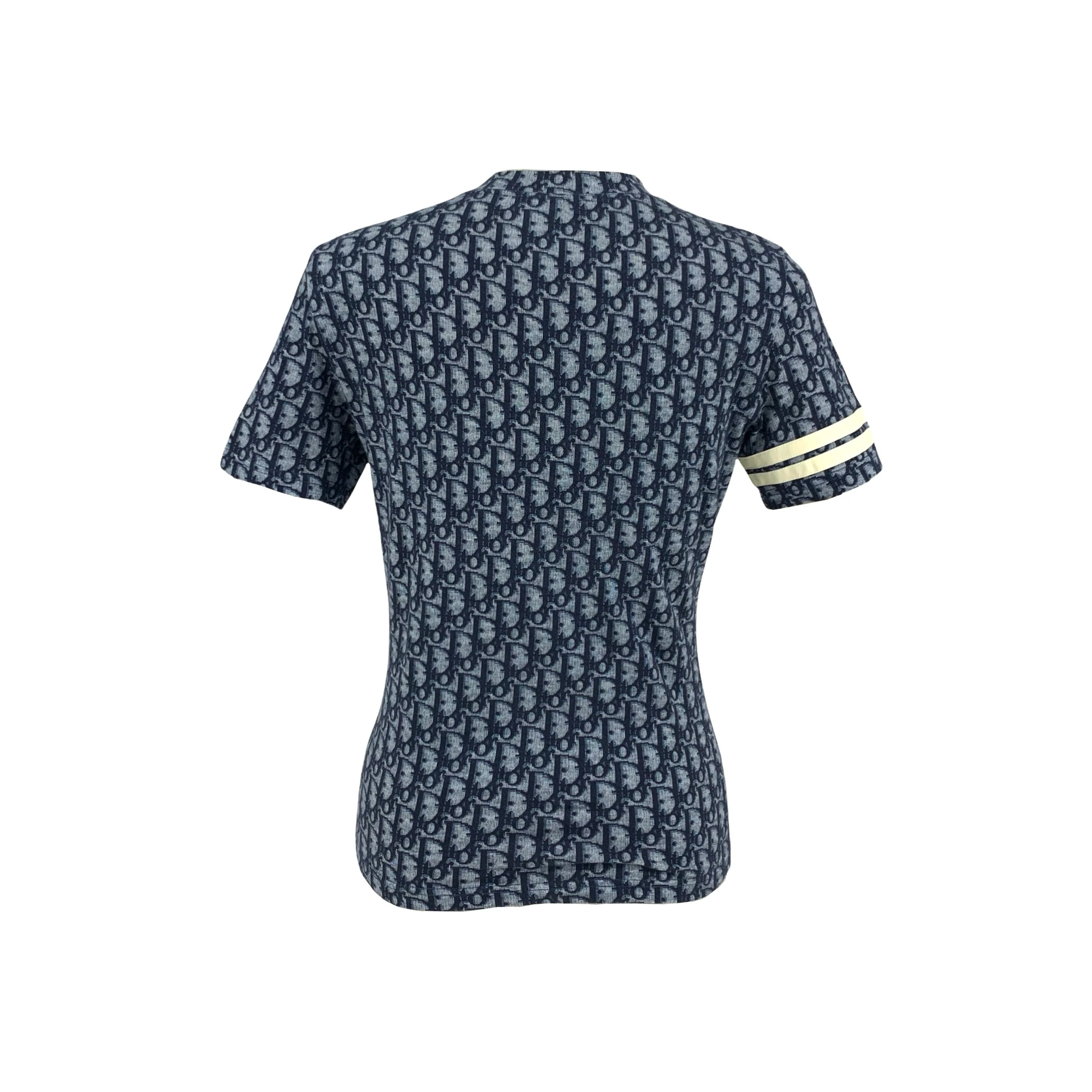 Dior Navy Logo T-Shirt - Image 2