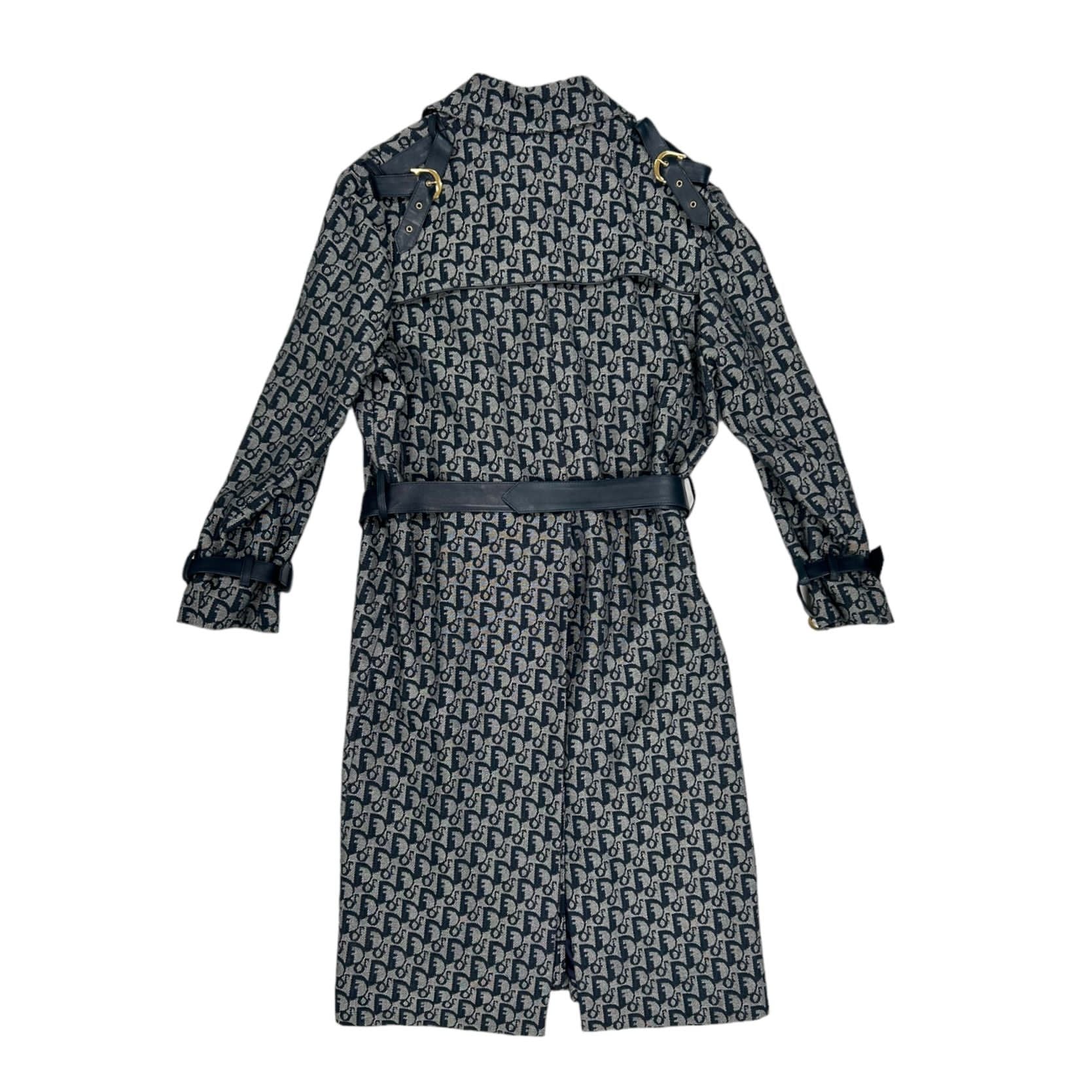 Dior Navy Logo Trench - Image 2