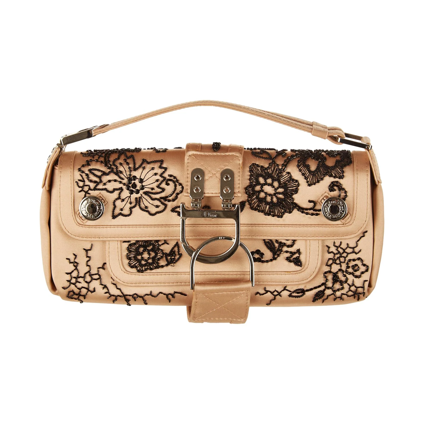 Dior Nude Beaded Top Handle Bag