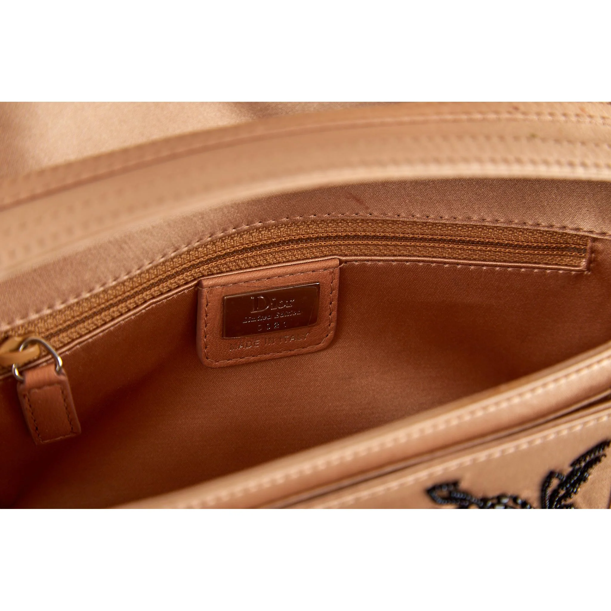 Dior Nude Beaded Top Handle Bag - Image 4