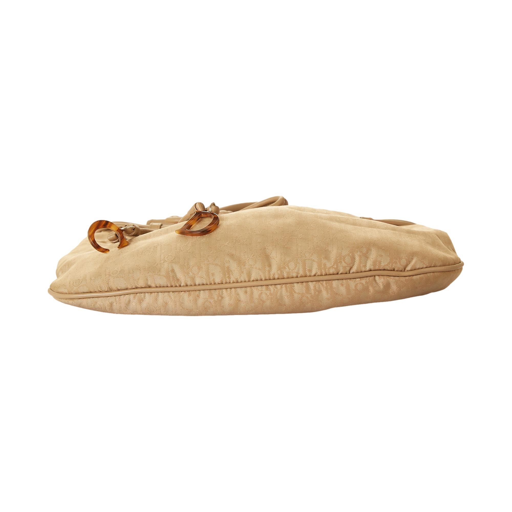 Dior Nude Nylon Monogram Shoulder Bag - Image 3