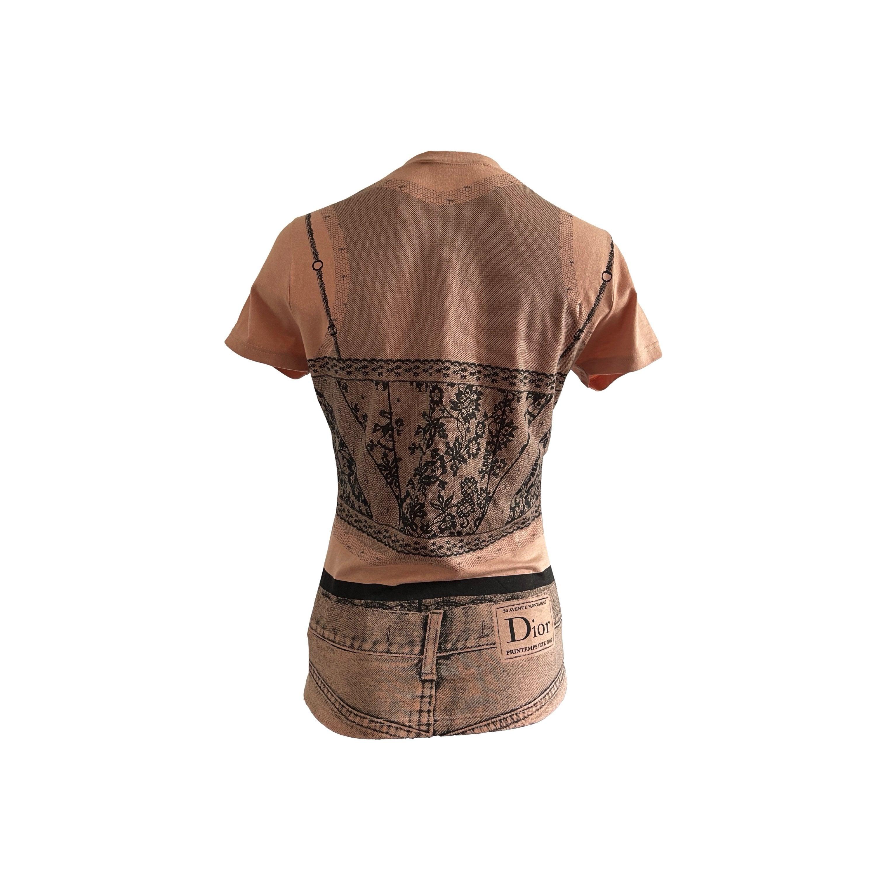 Dior Nude Print T-Shirt - Image 2