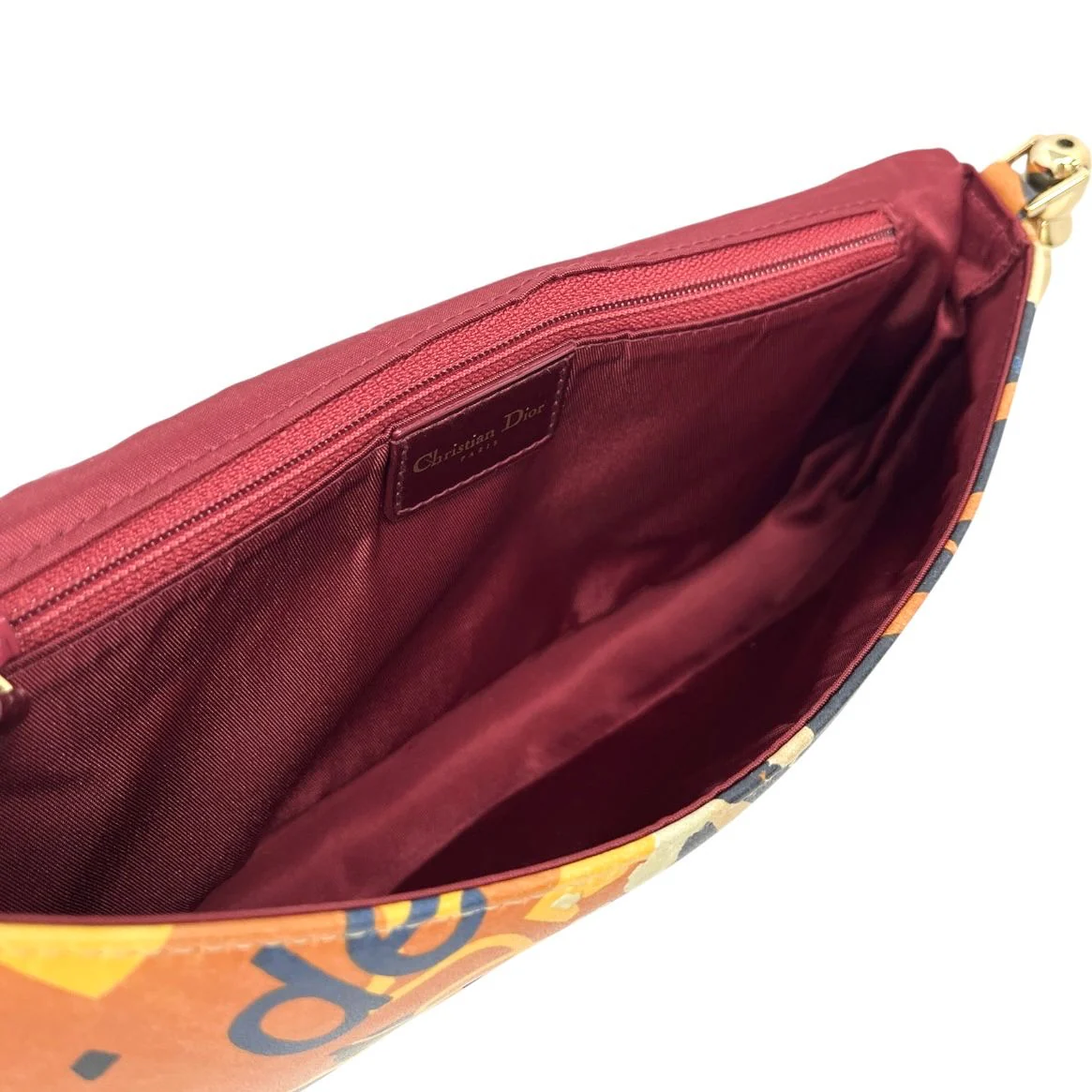 Dior Orange Logo Shoulder Bag - Image 3