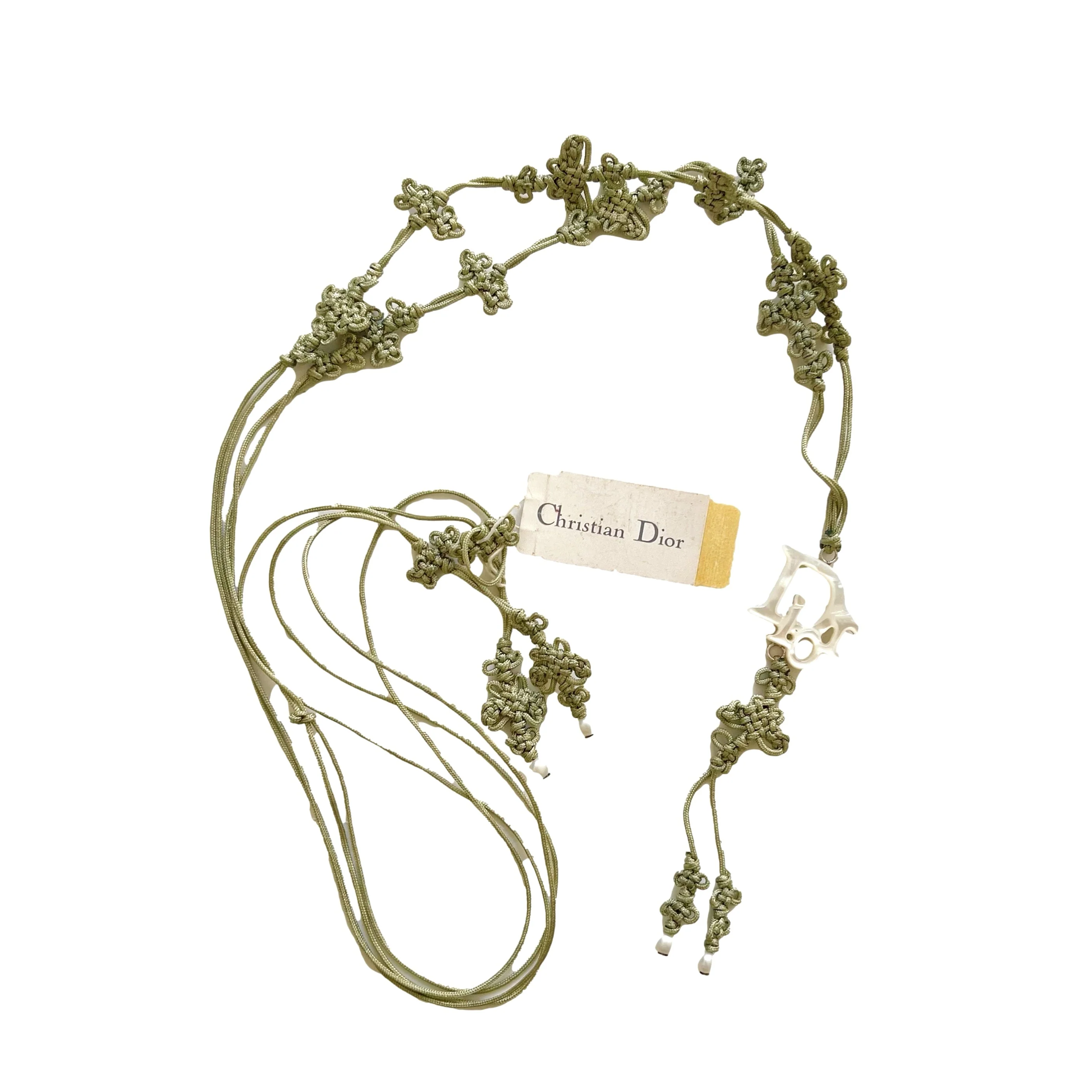 Dior Pearl Corded Necklace - Image 2