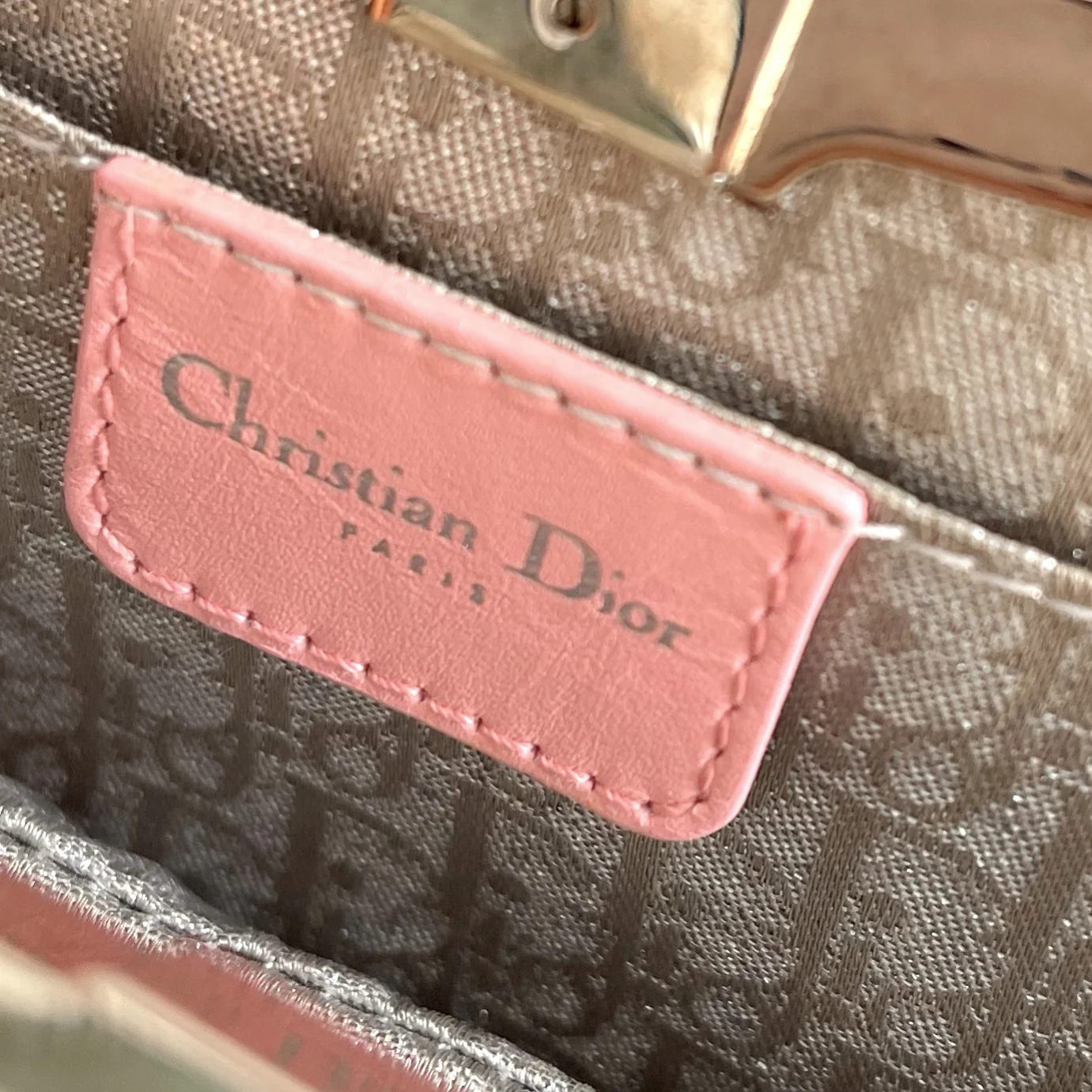 Dior Pink Bondage Mini Bag - Image 3