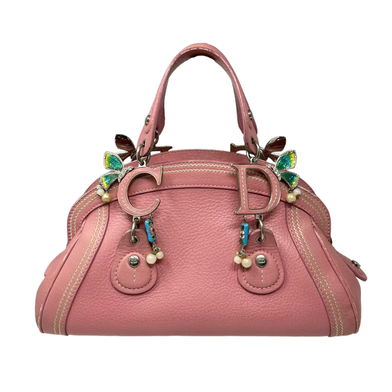 Dior Pink Butterfly Detective Bag - Image 2