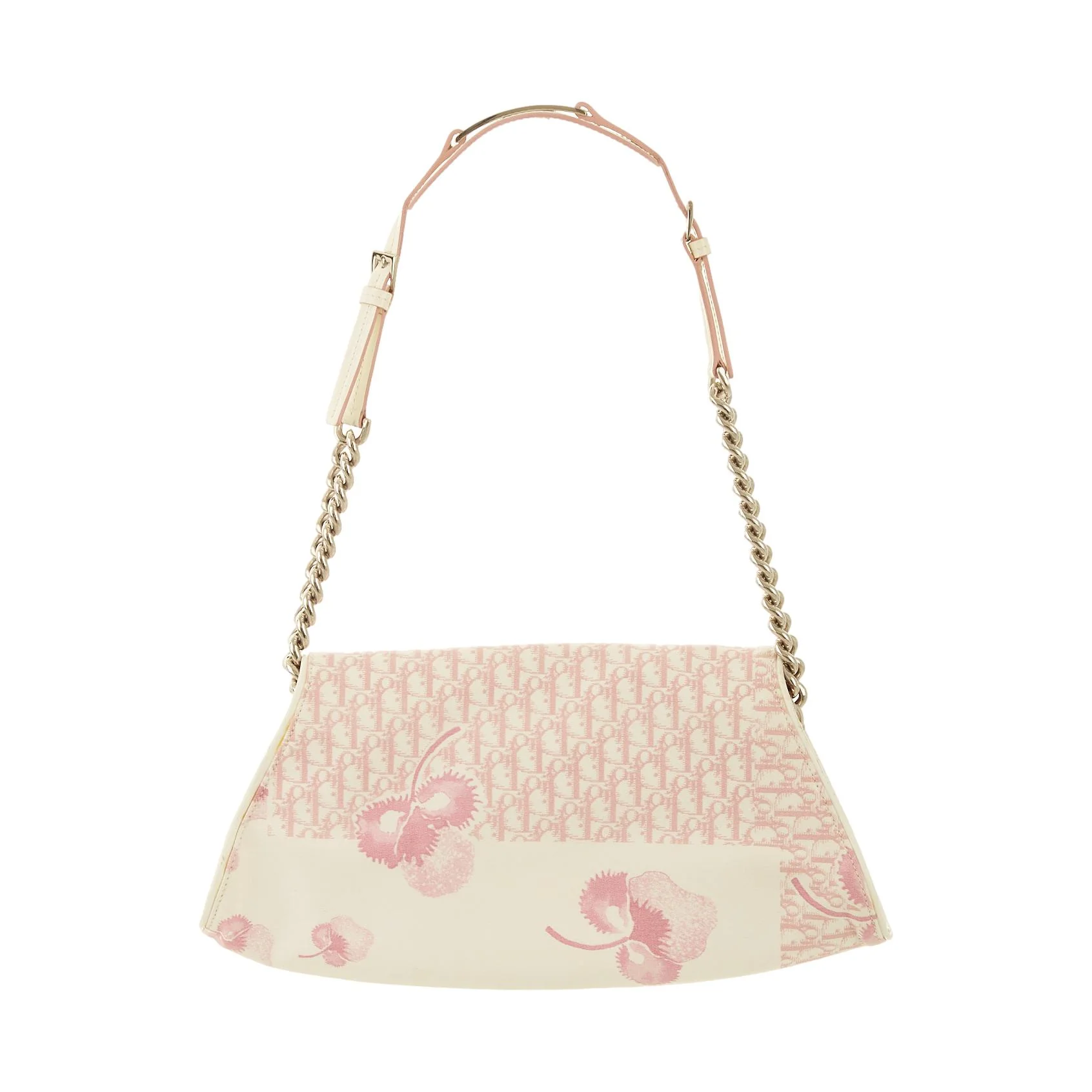Dior Pink Floral Logo Shoulder Bag - Image 2