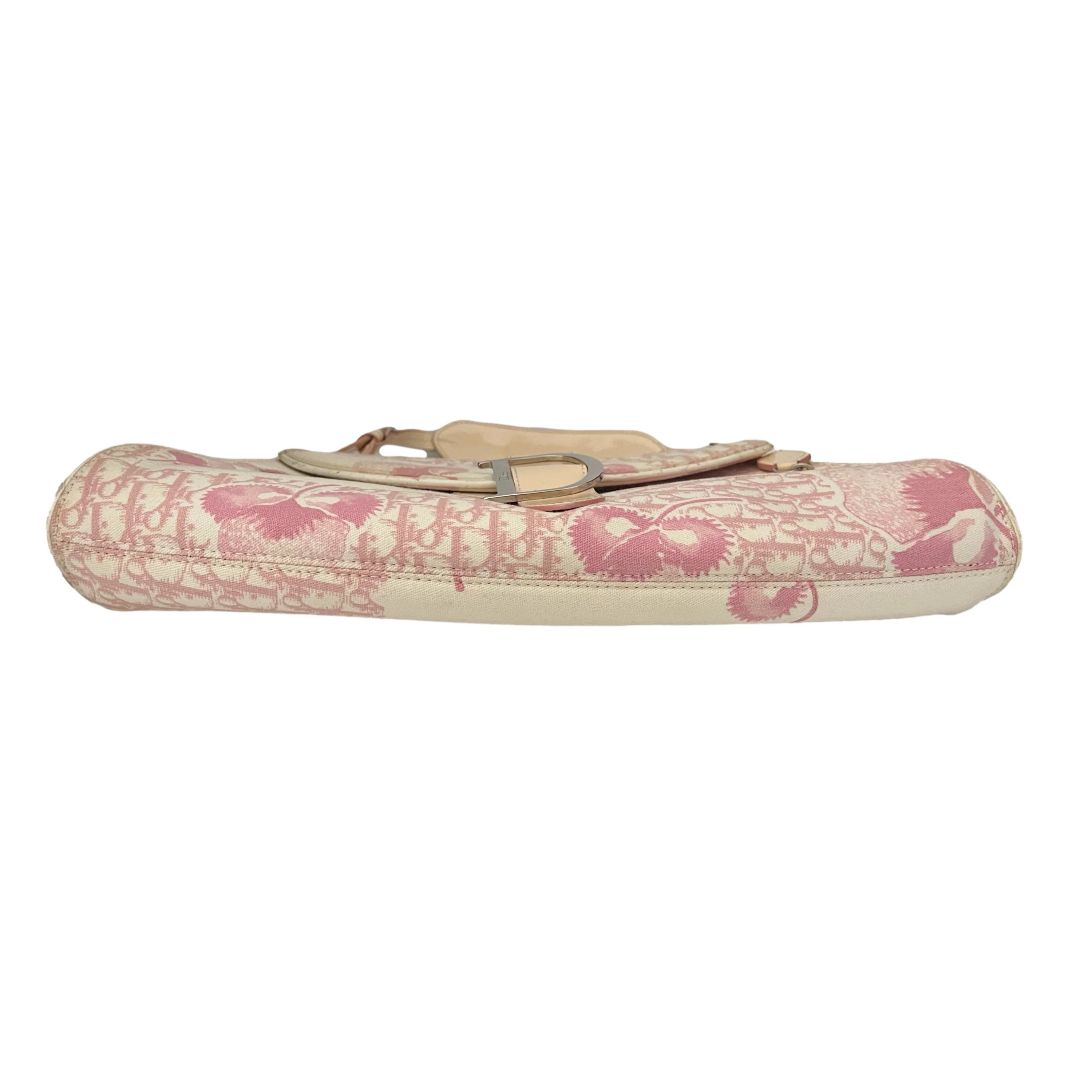 Dior Pink Floral Logo Shoulder Bag - Image 3