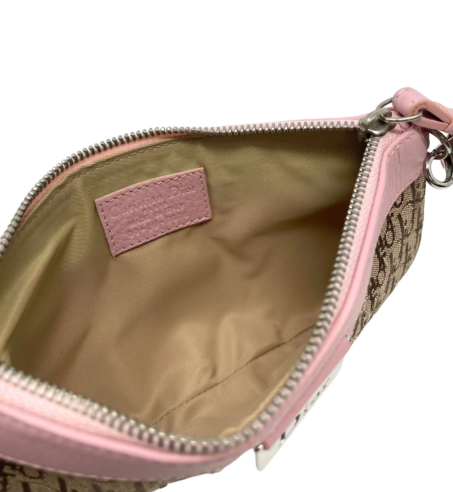 Dior Pink Logo Mini Shoulder Bag - Image 3
