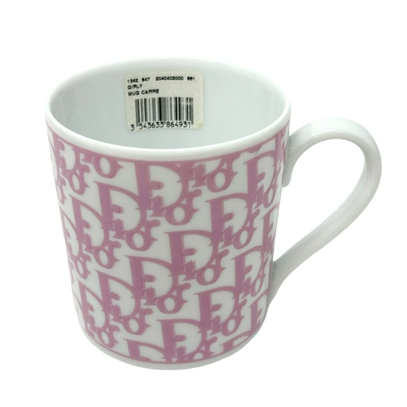 Dior Pink Logo Mug - Image 3