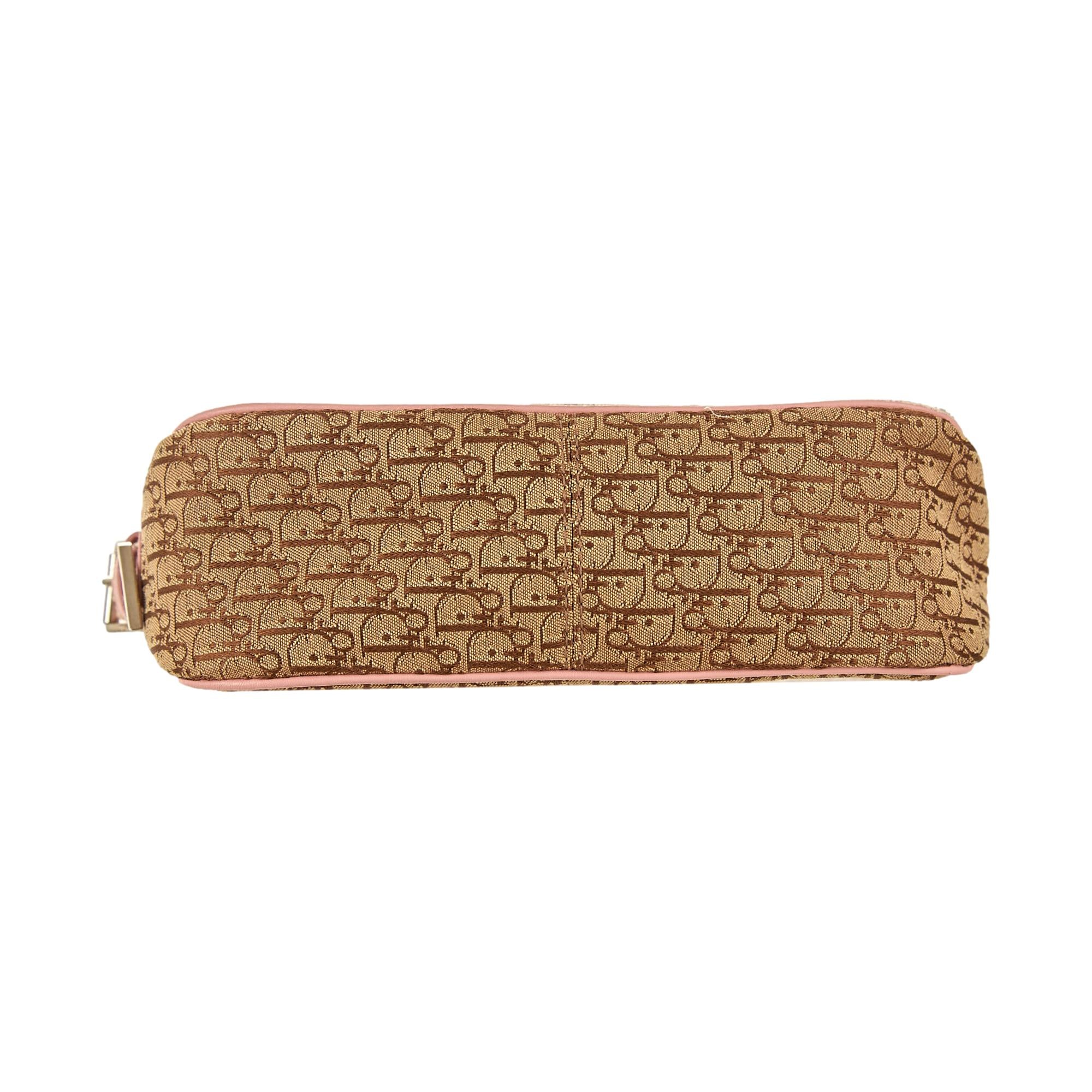 Dior Pink Logo Plaque Mini Shoulder Bag - Image 3