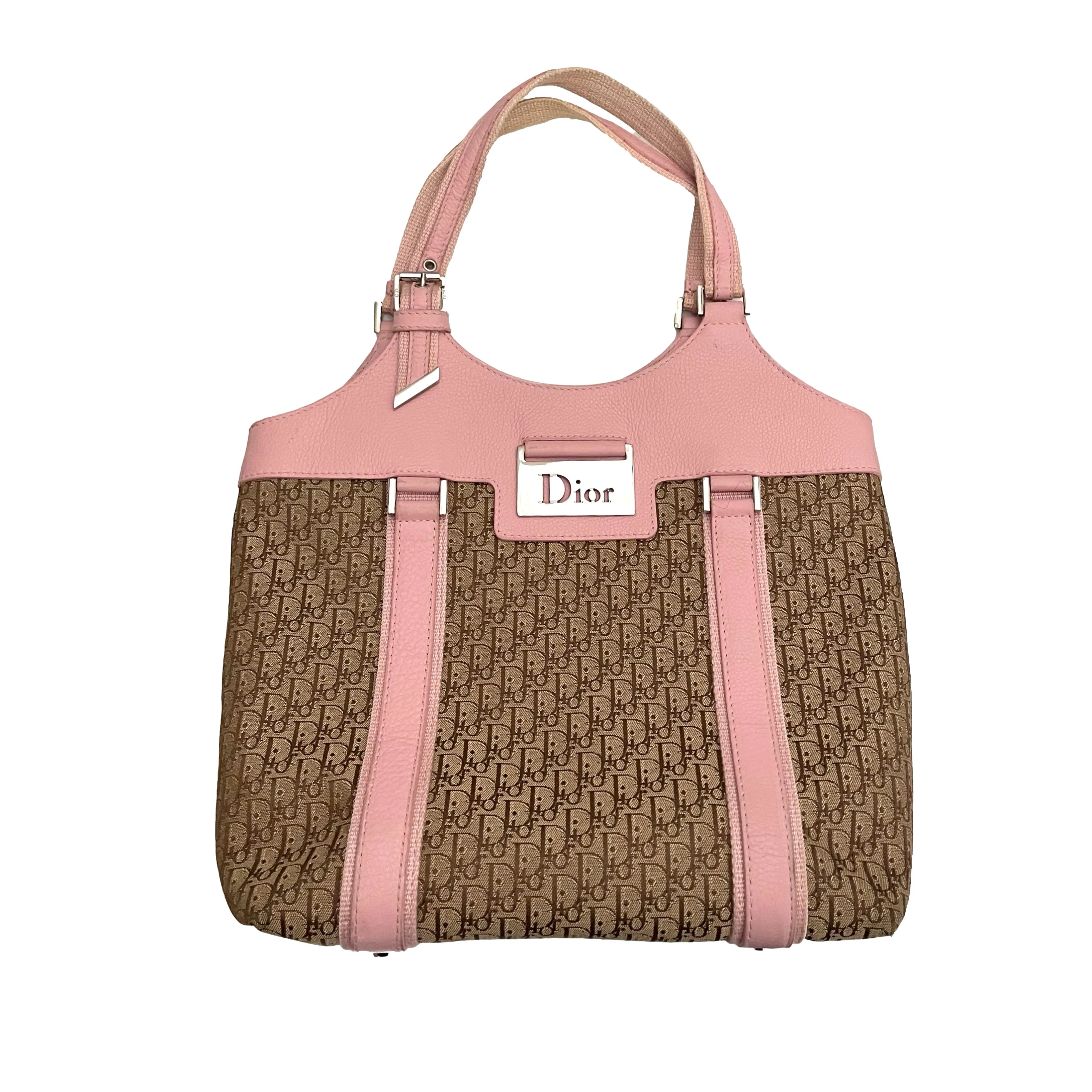 Dior Pink Logo Shoulder Bag
