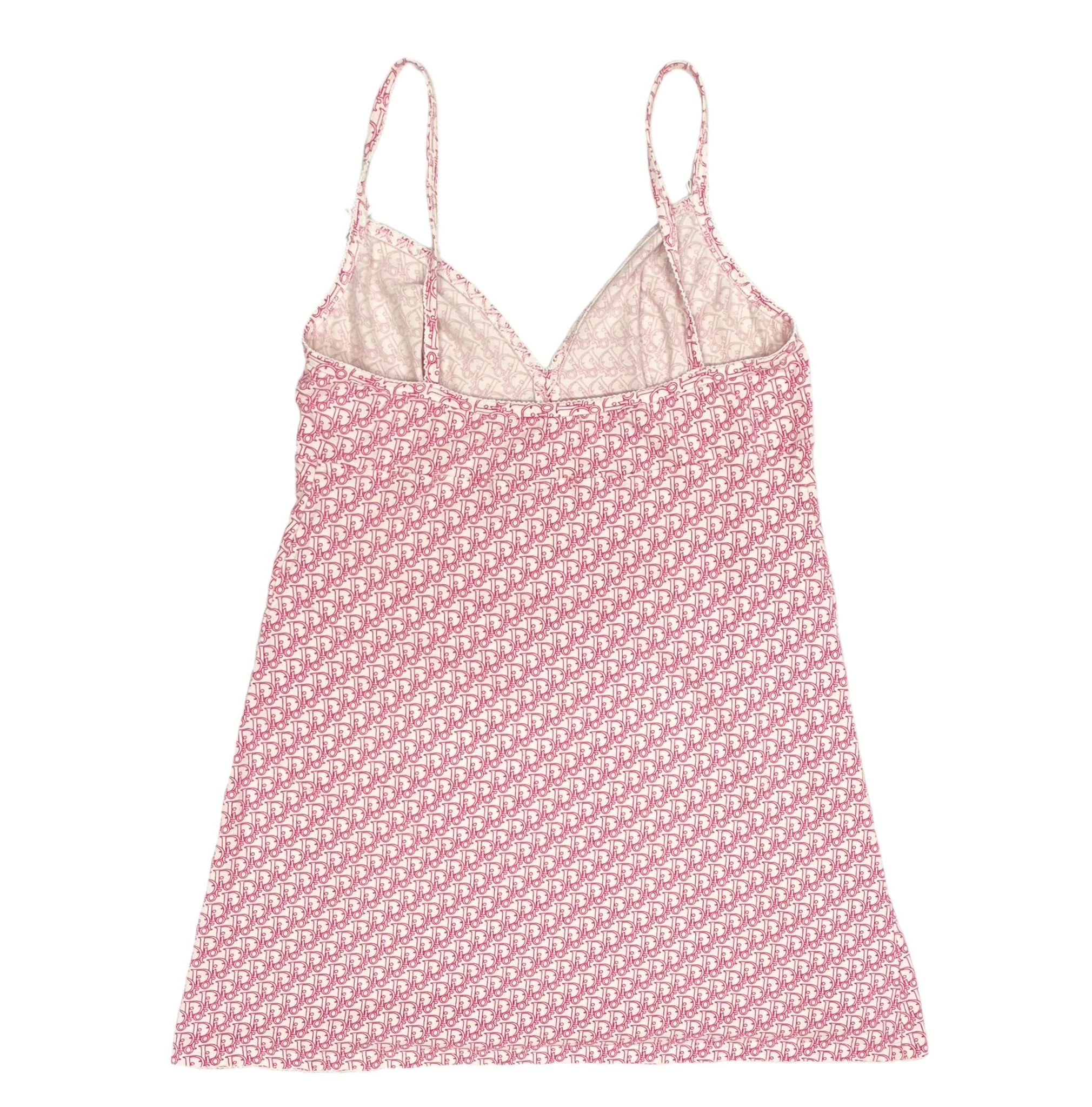 Dior Pink Logo Slip Dress - Image 2