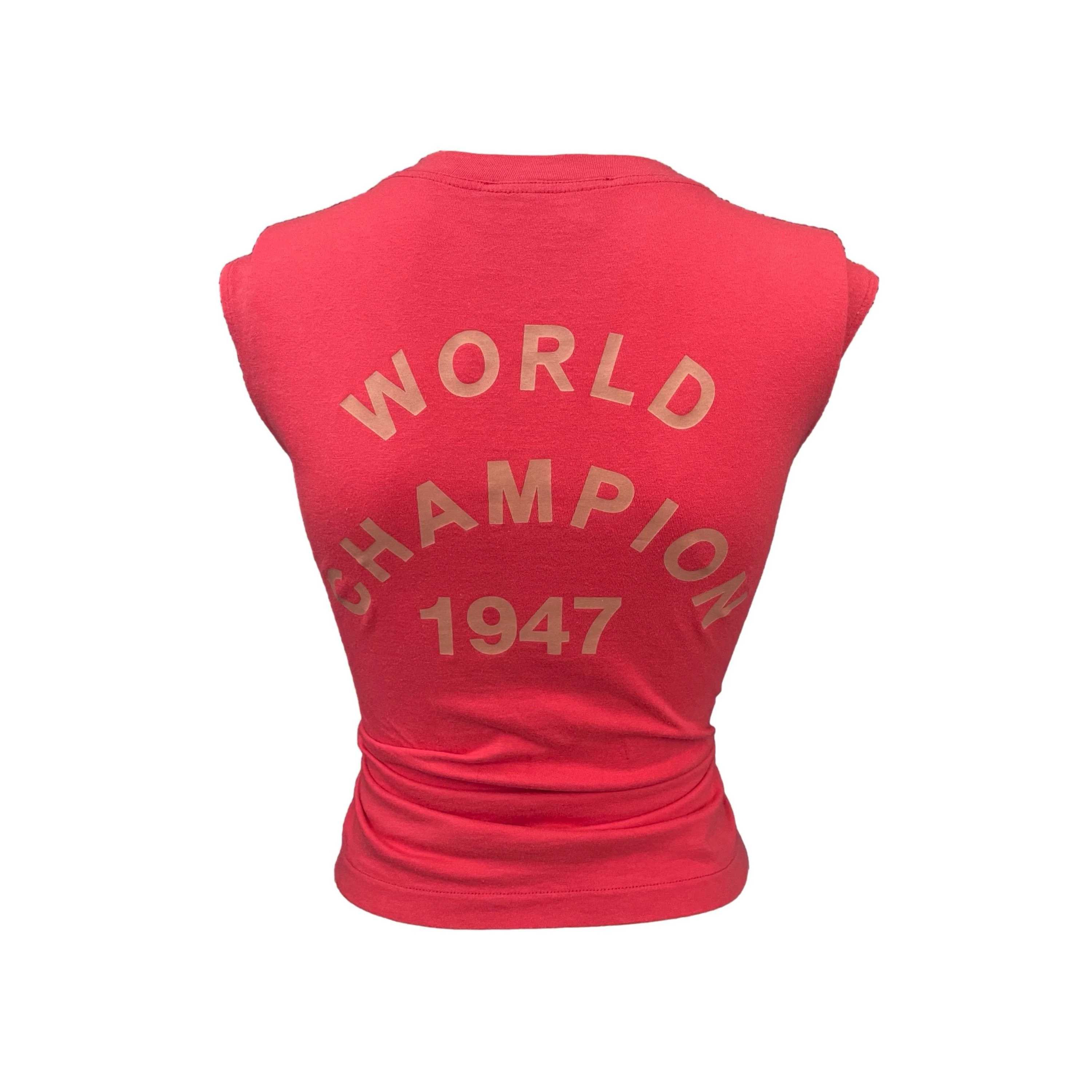 Dior Pink Logo Tank Top - Image 2