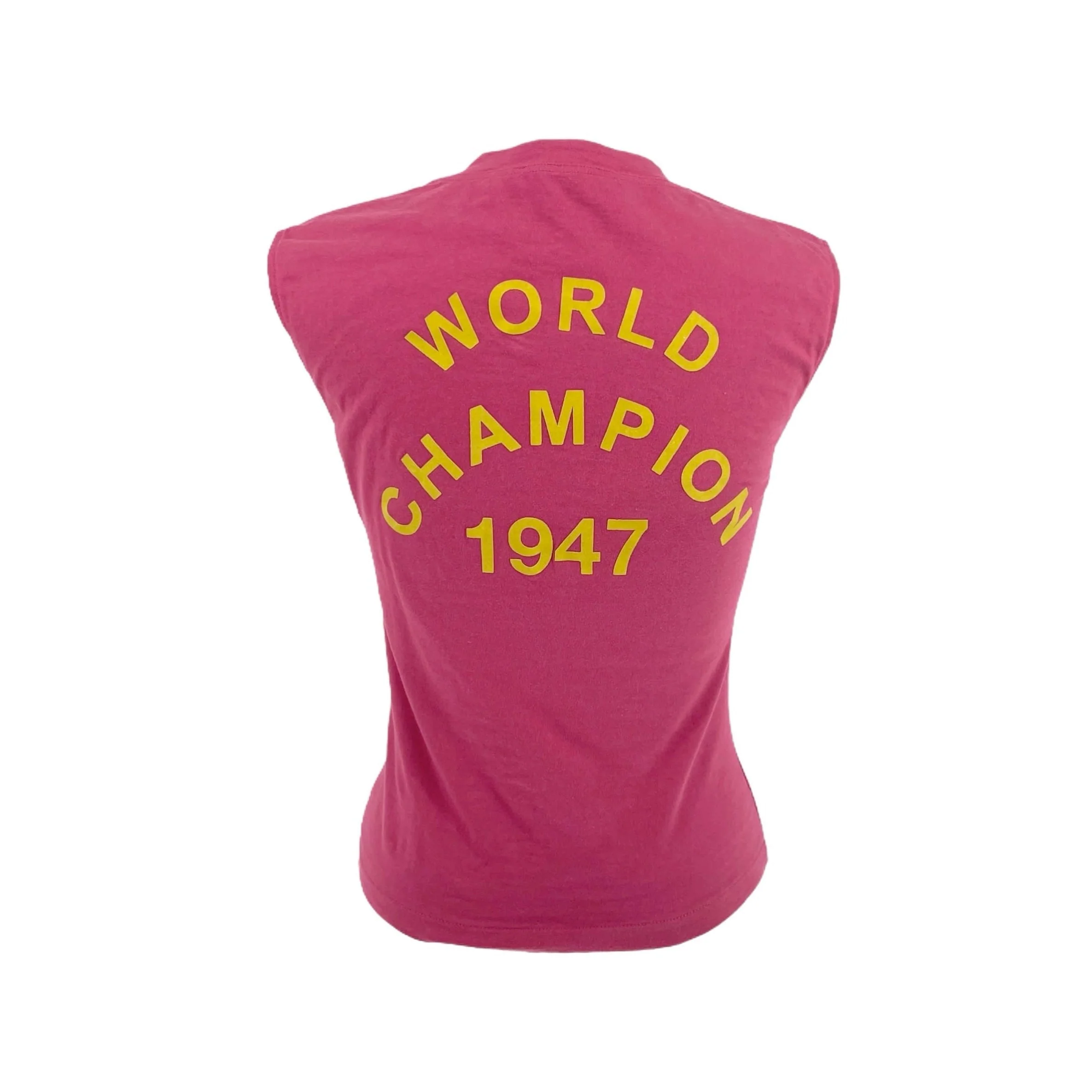 Dior Pink Logo Tank Top - Image 2