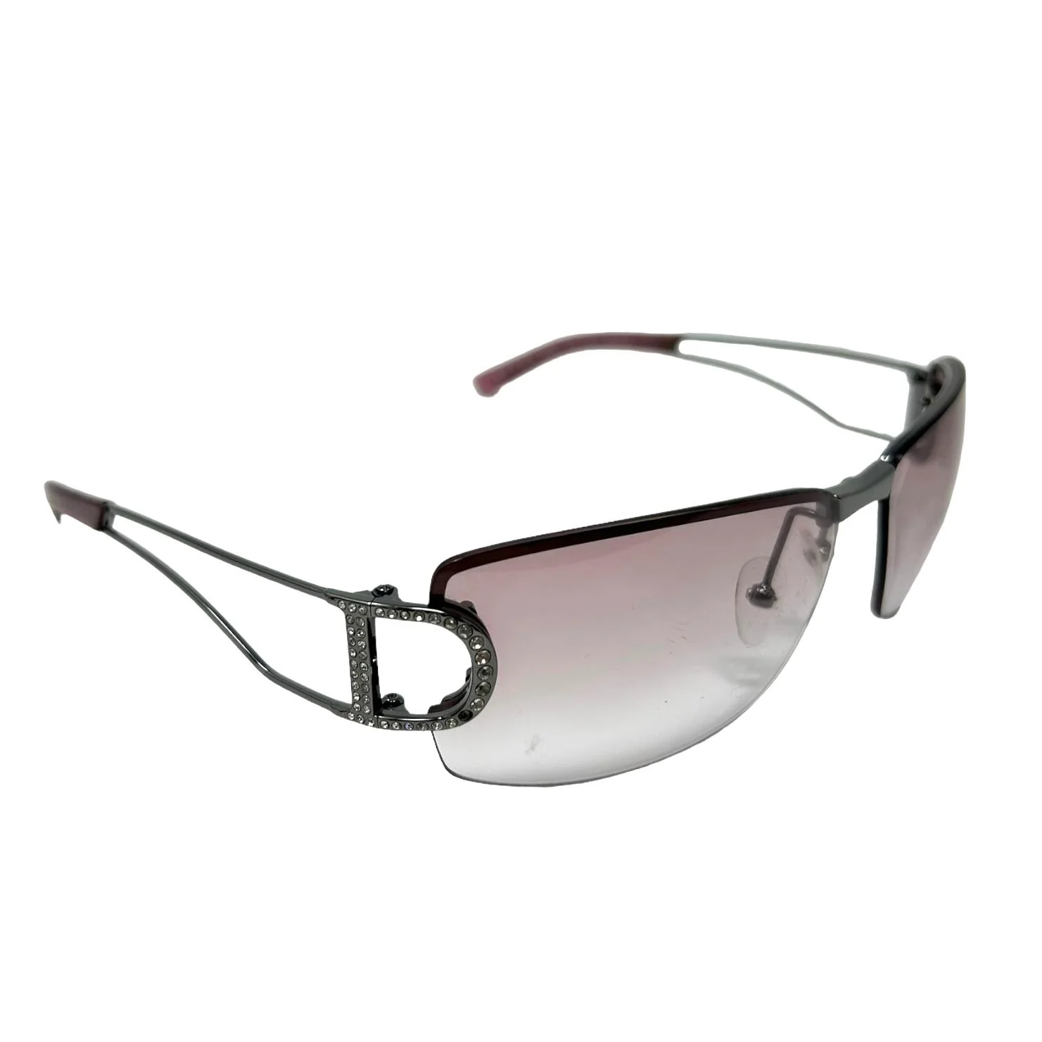 Dior Pink Rhinestone Sunglasses