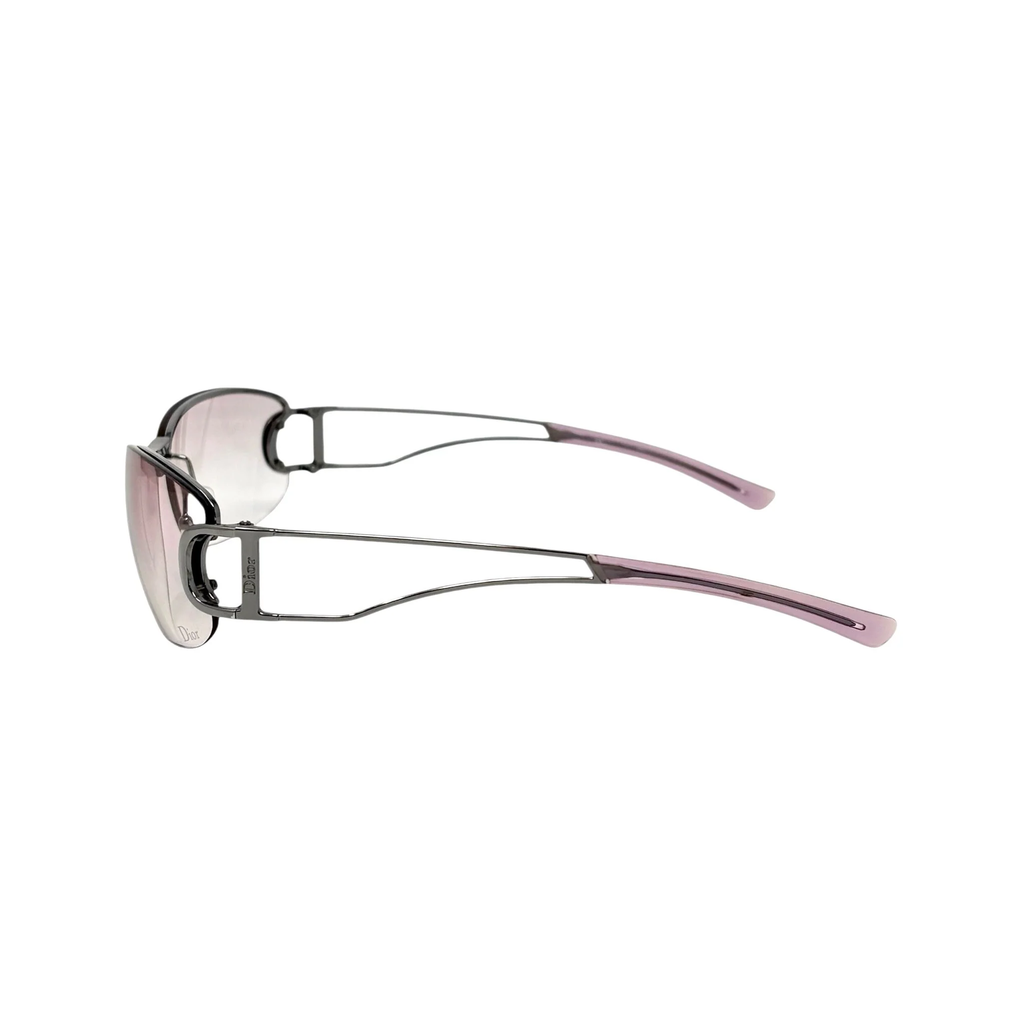 Dior Pink Rimless Sunglasses