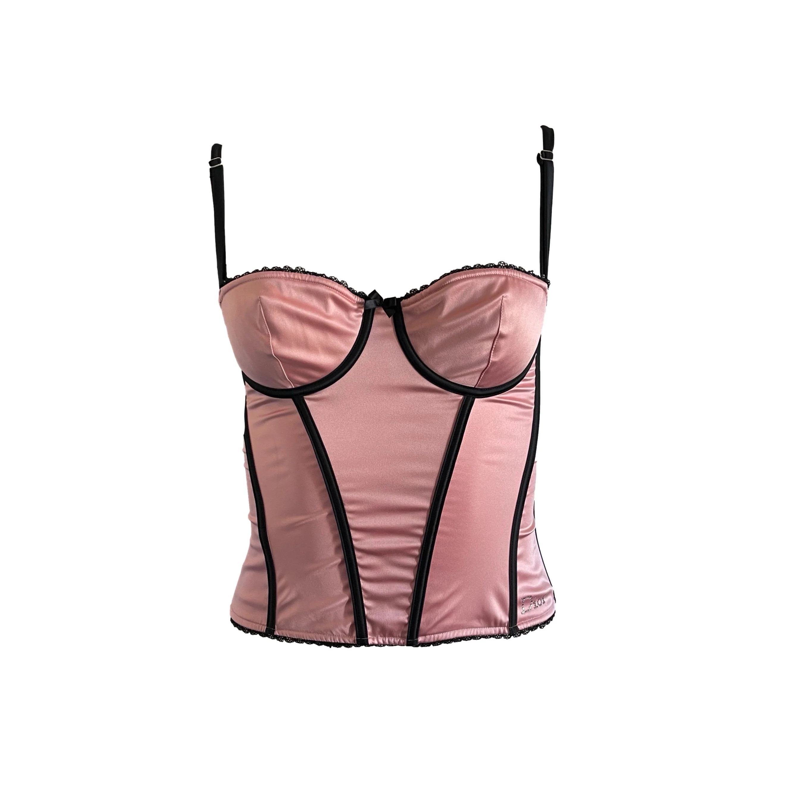 Dior Pink Satin Corset