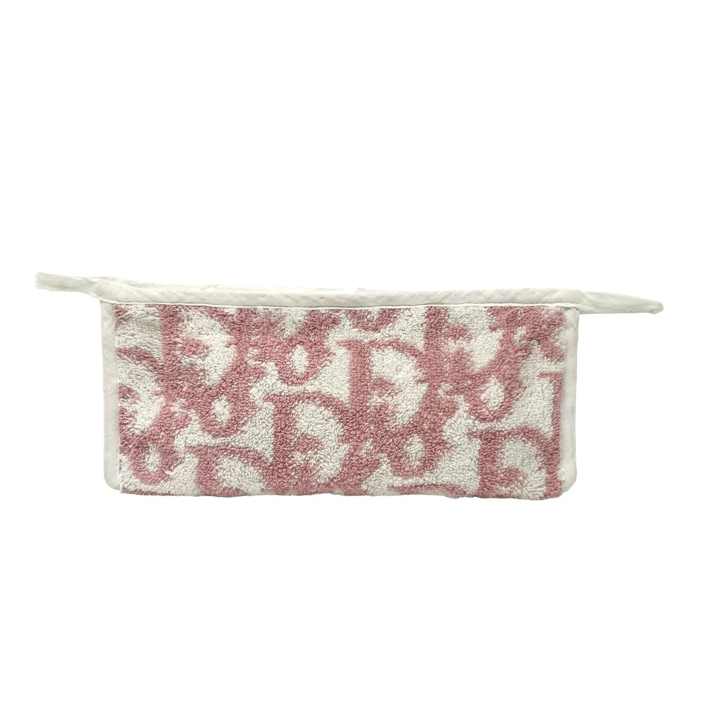Dior Pink Terry Cloth Pouch