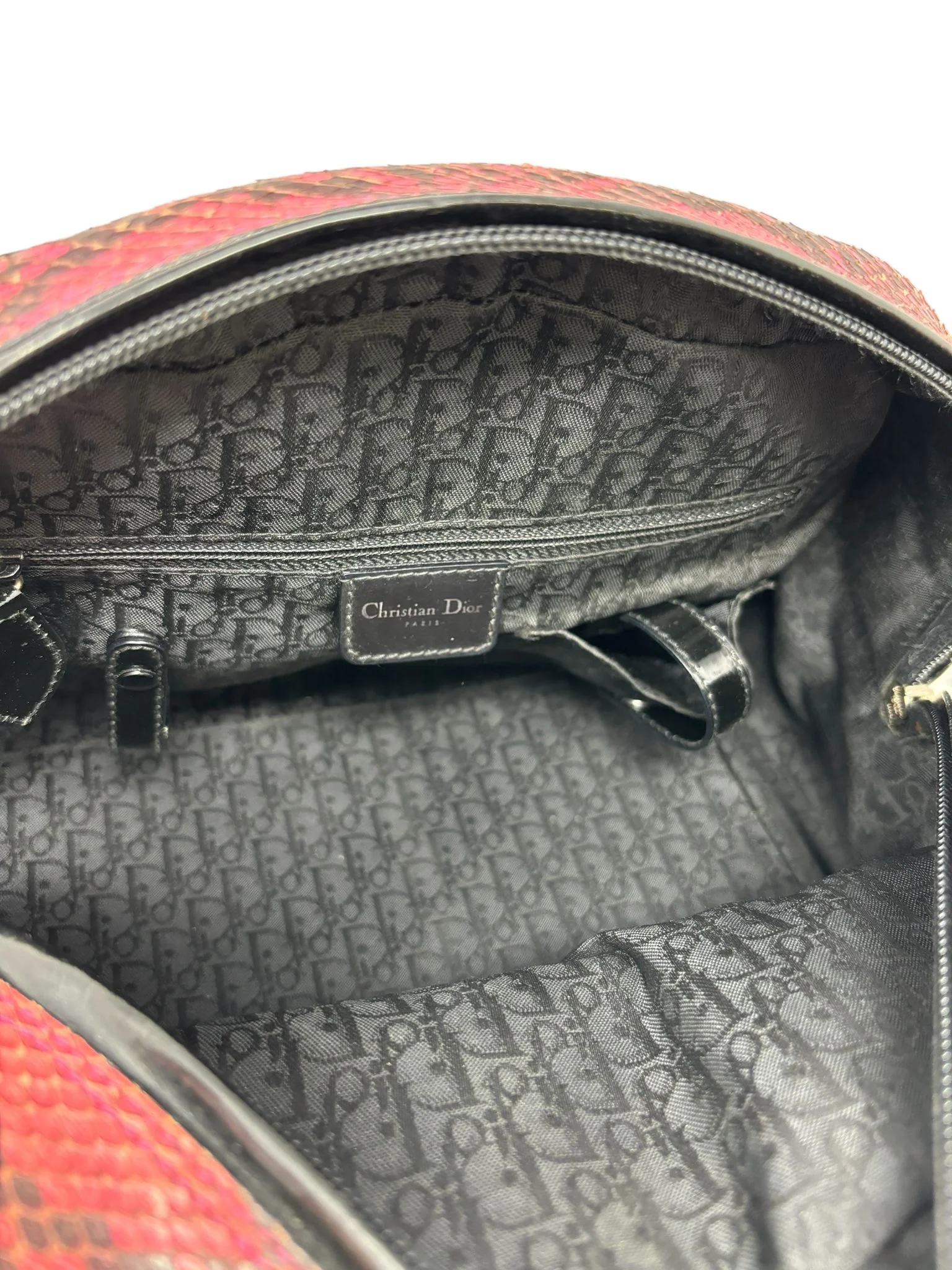 Dior Pink Cheetah Dice Gambler Bag - Image 3