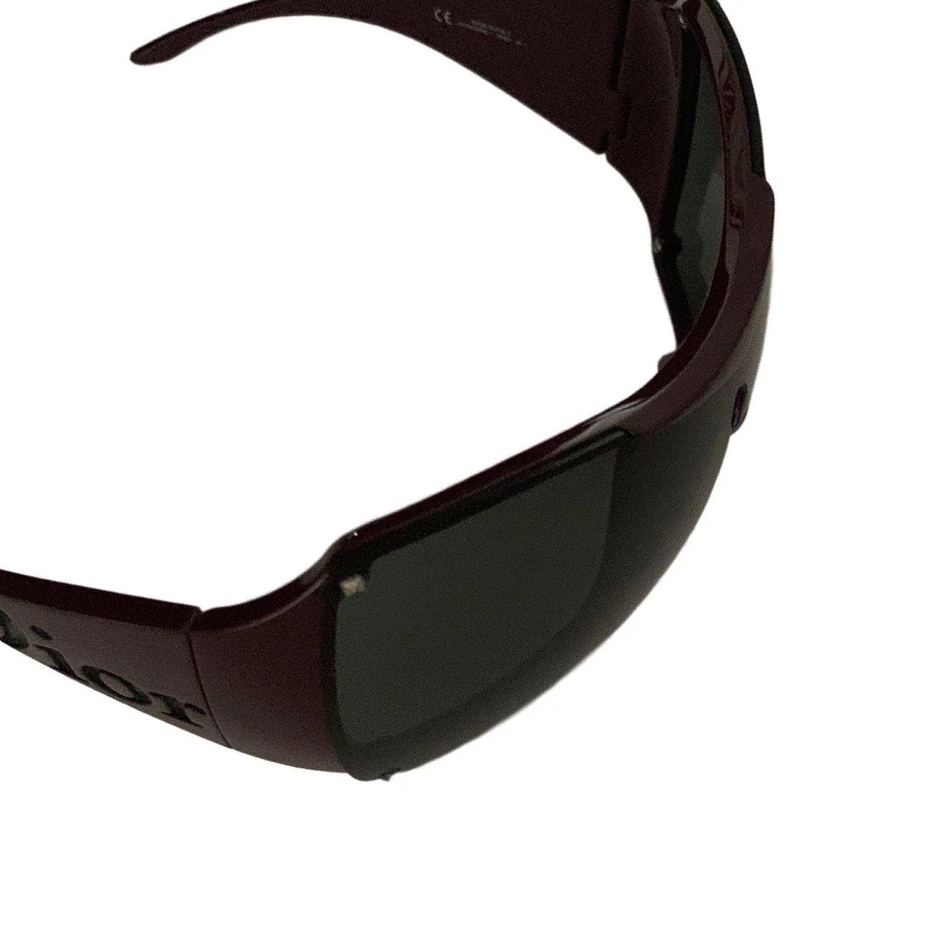 Dior Plum Logo Oversized Sunglasses - Image 3