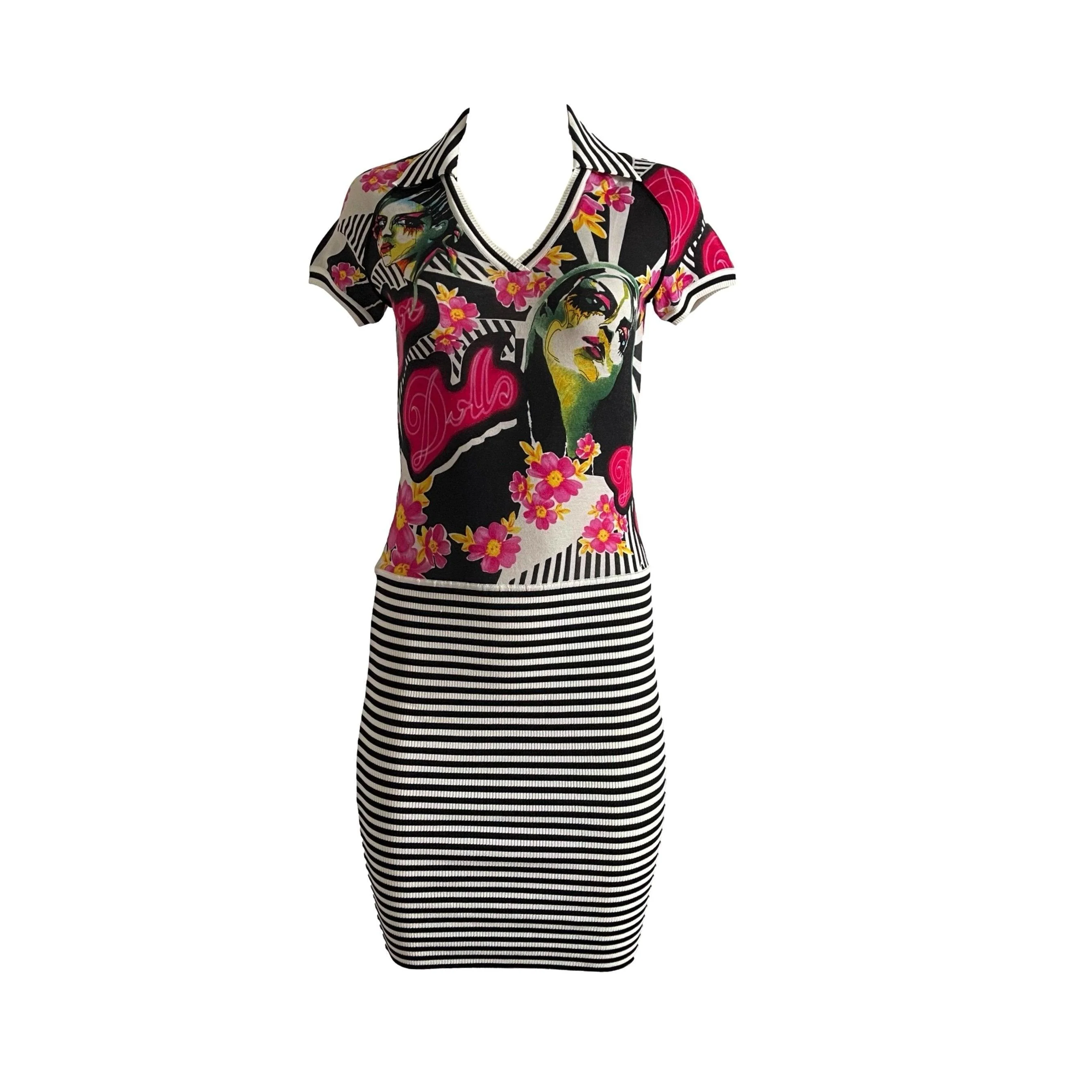 Dior Print Stretch Dress