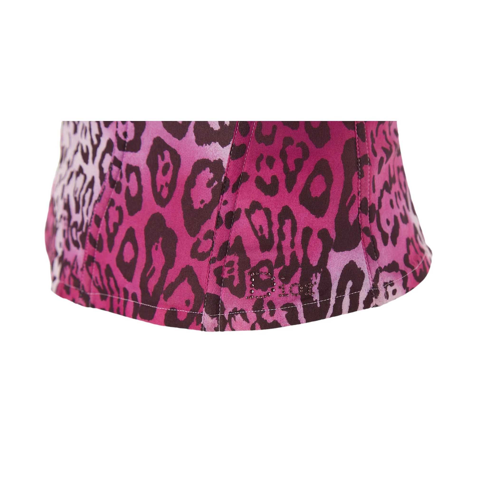 Dior Purple Cheetah Print Bustier Top - Image 2