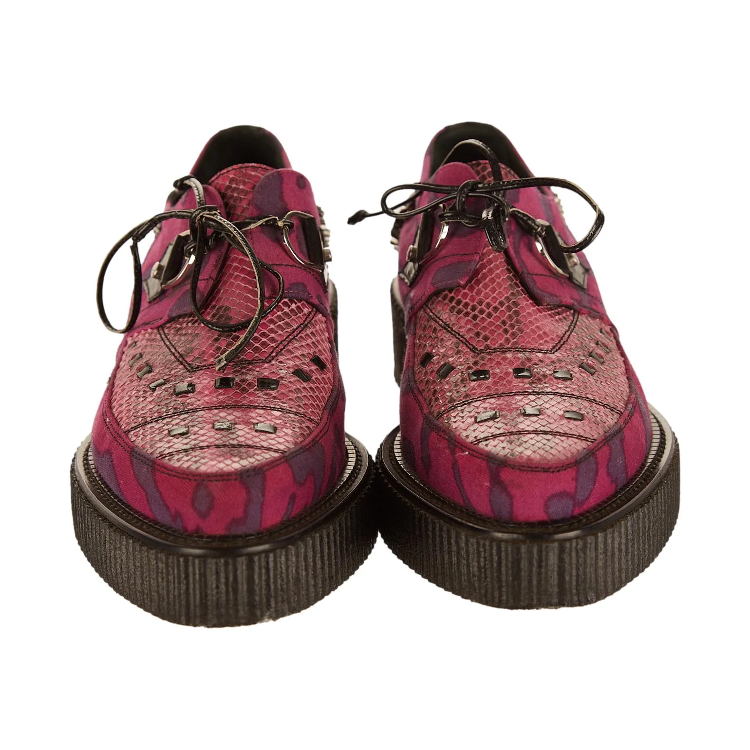 Dior Purple Gambler Platform Oxford - Image 2