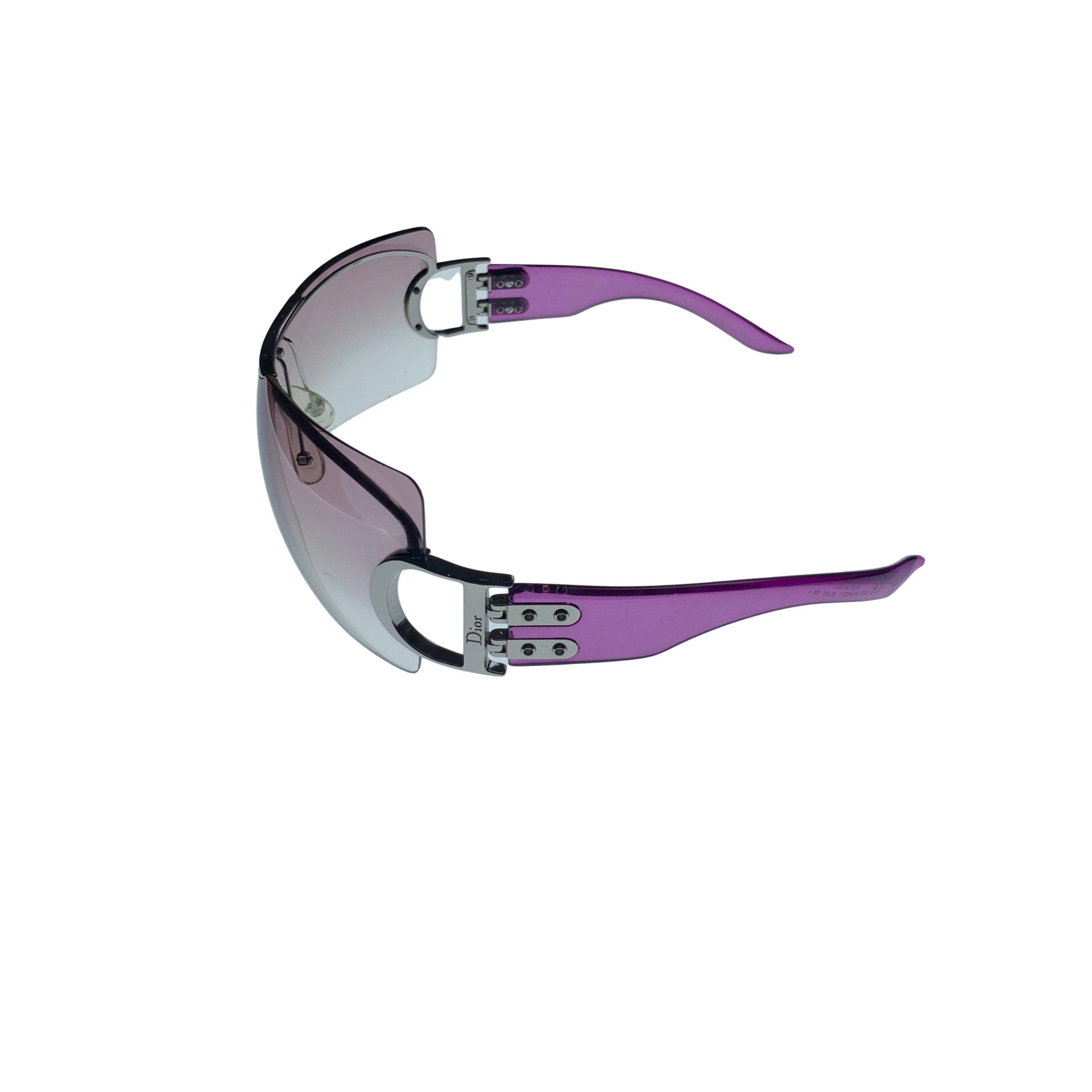 Dior Purple Ombre Rimless Sunglasses