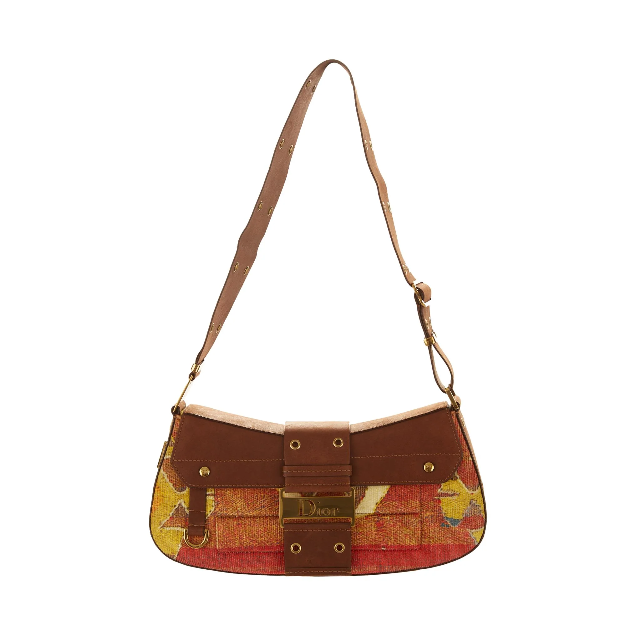 Dior Brown Columbus Shoulder Bag