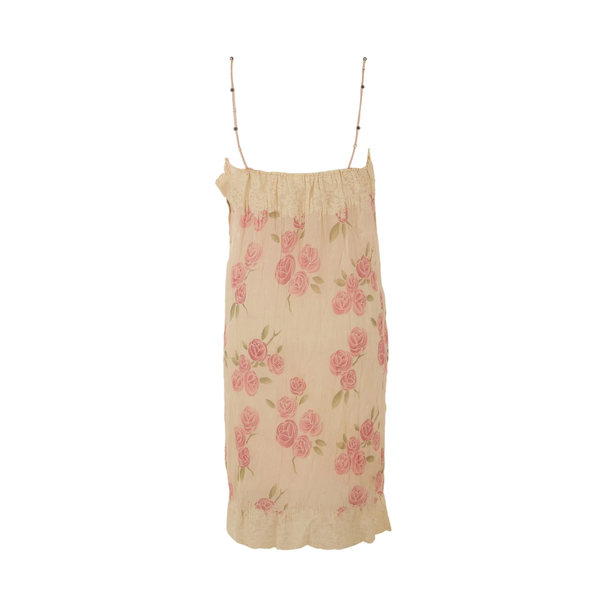 Dior Rose Print Print Slip Dress - Image 2