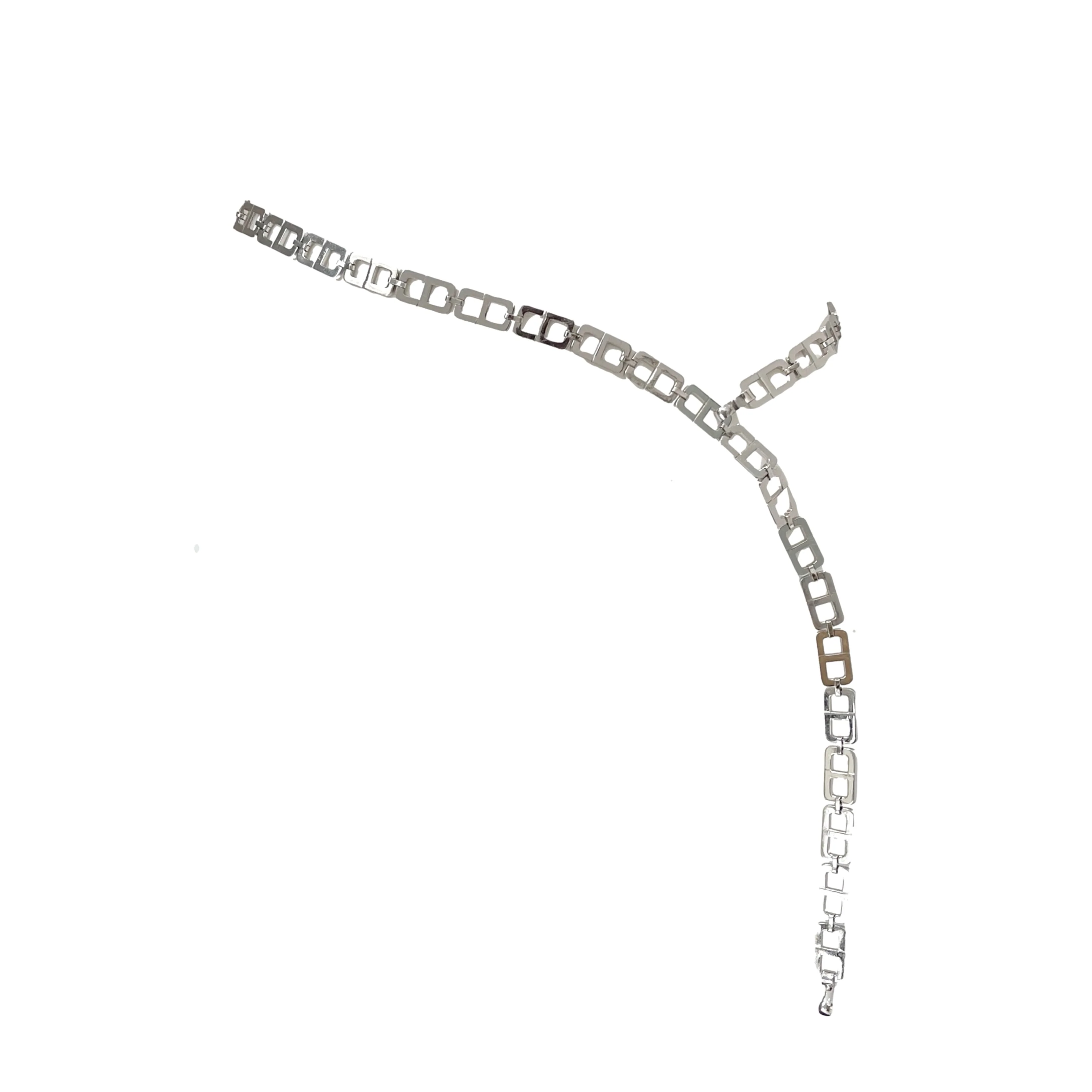 Dior Silver Chain Choker - Image 2