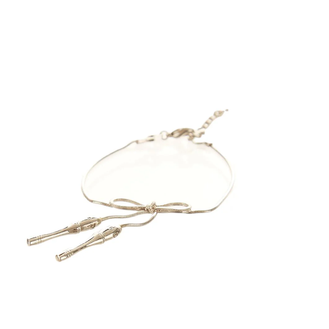 Dior Silver Jump Rope Charm Bracelet - Image 2