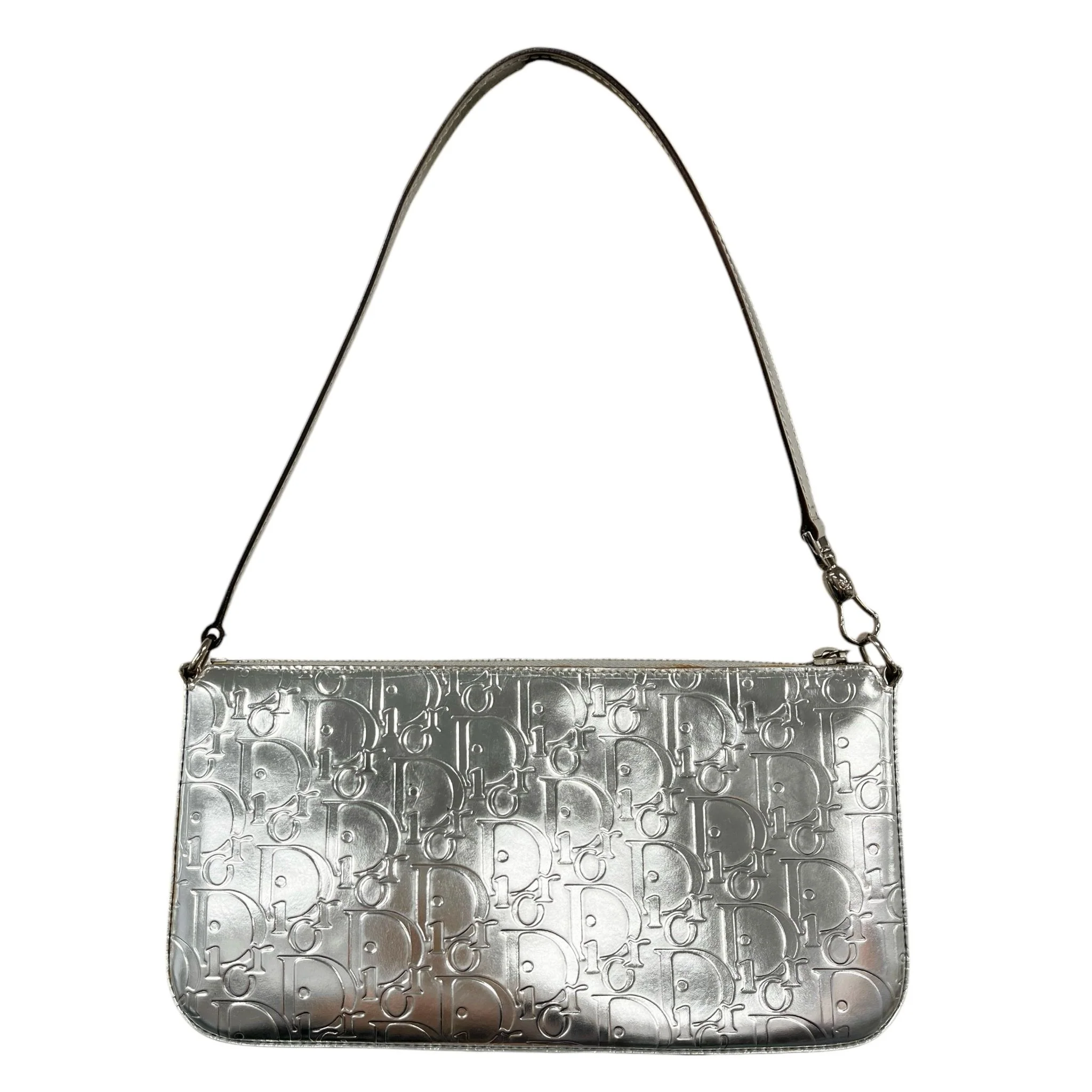 Dior Silver Logo Shoulder Bag - Image 2