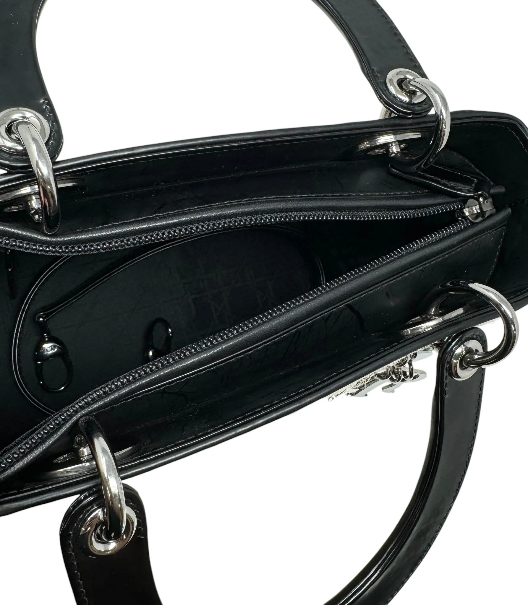 Dior Small Cow Print Calfhair Lady Dior Bag - Image 3