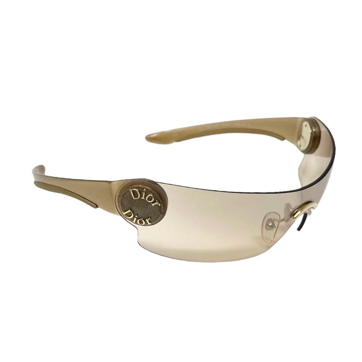 Dior Smoke Logo Rimless Sunglasses
