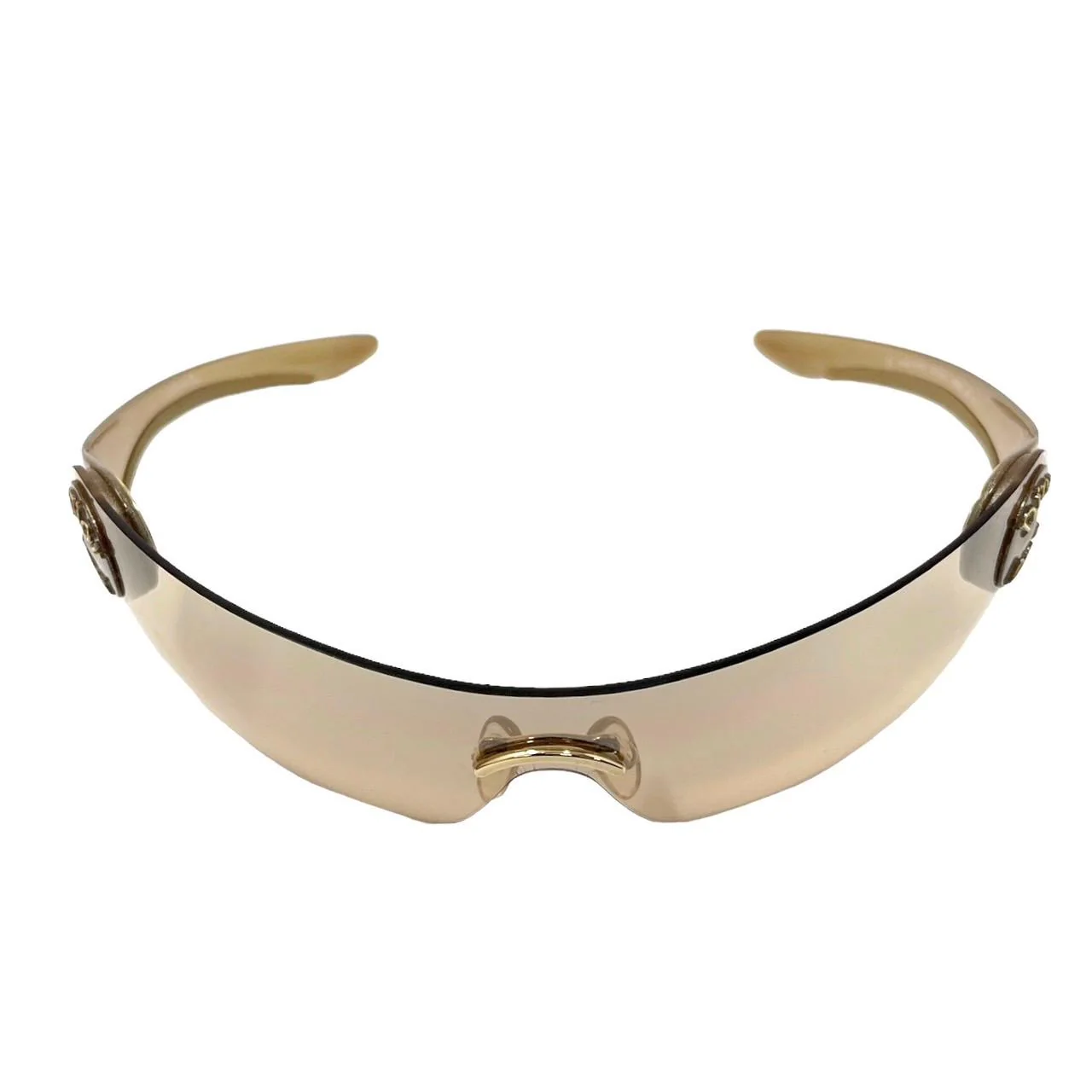 Dior Smoke Logo Rimless Sunglasses - Image 3