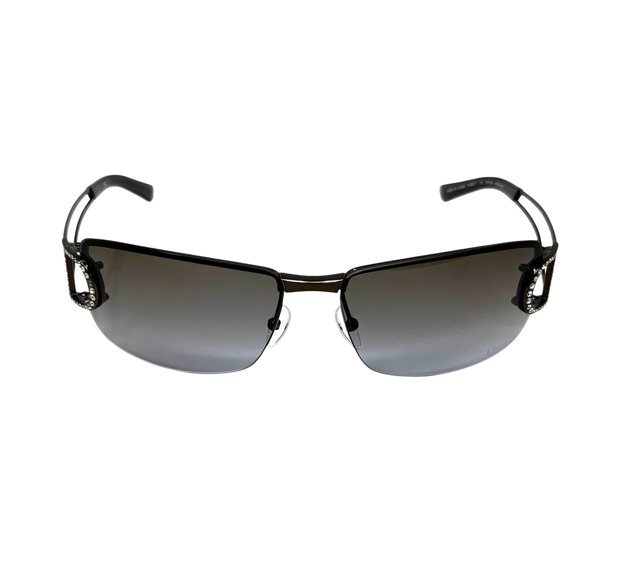Dior Smoke Ombre Rhinestone Sunglasses - Image 2