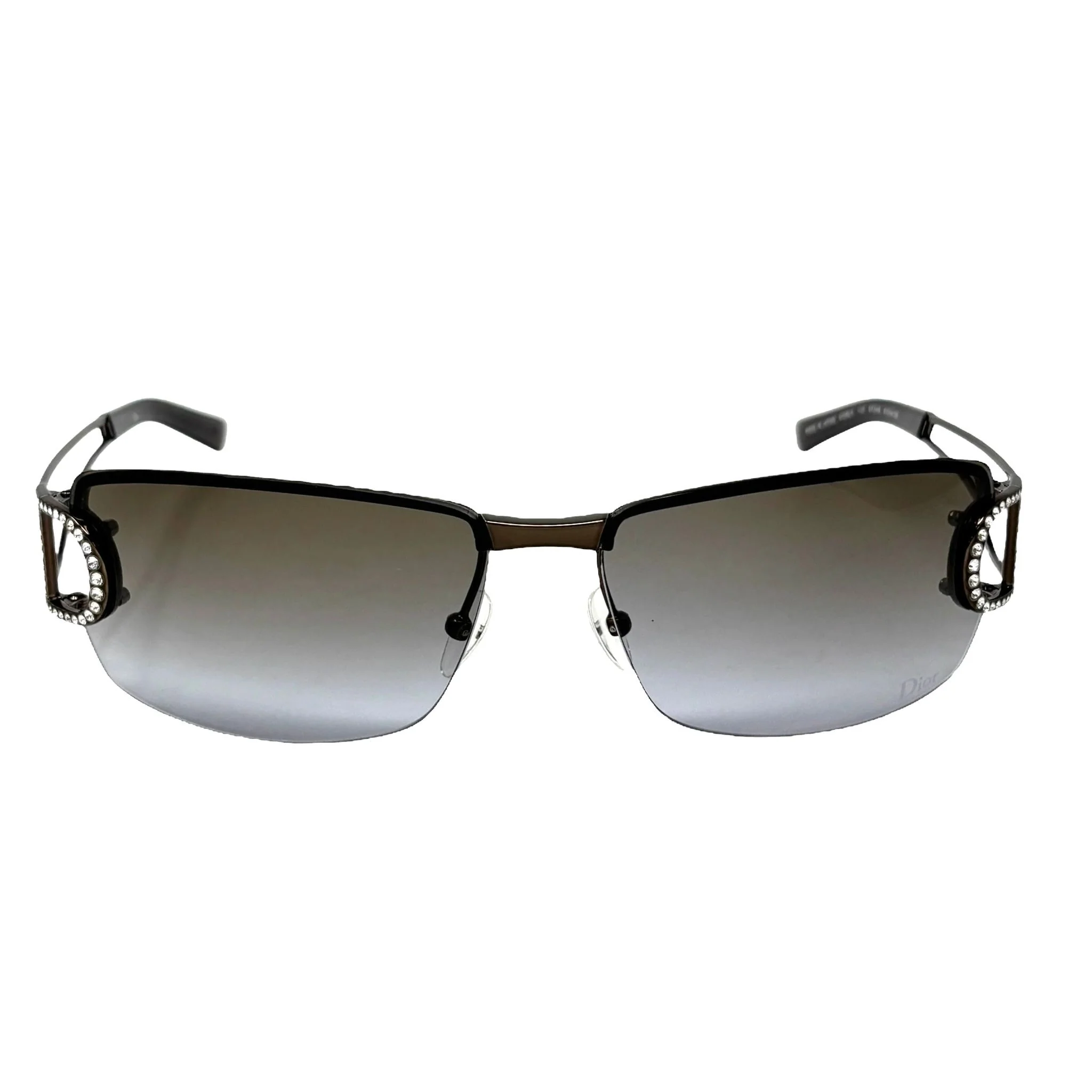 Dior Smoke Ombre Rhinestone Sunglasses - Image 2