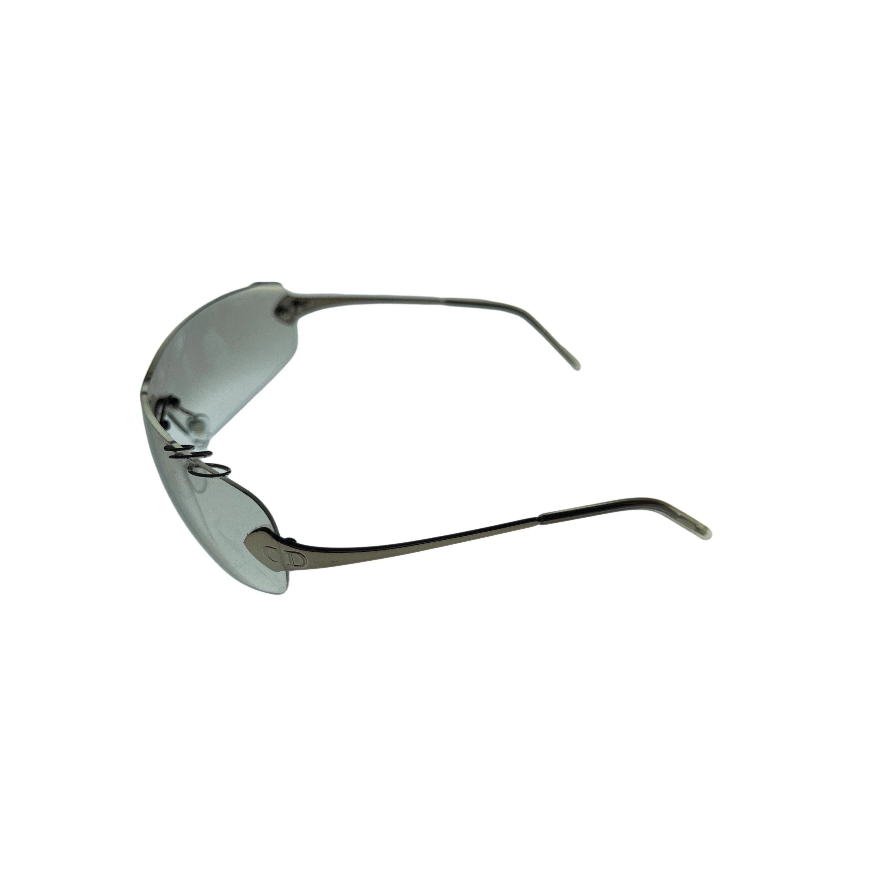 Dior Smoke Rimless Sunglasses - Image 3