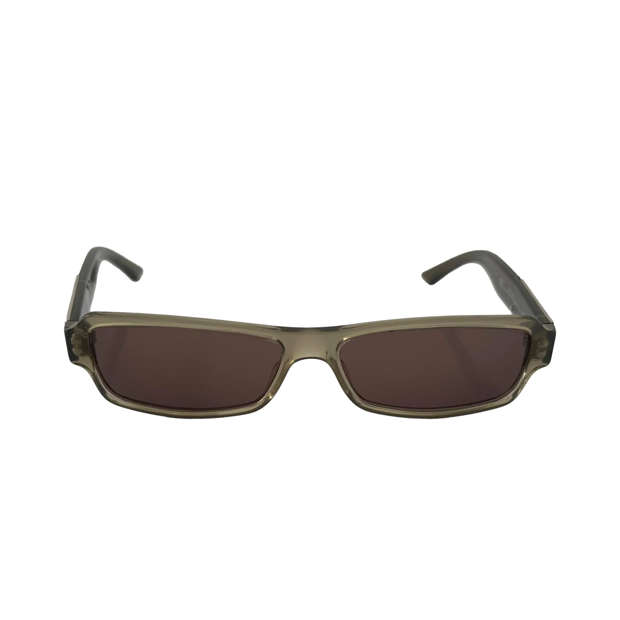 Dior Green Rhinestone Mini Sunglasses - Image 2