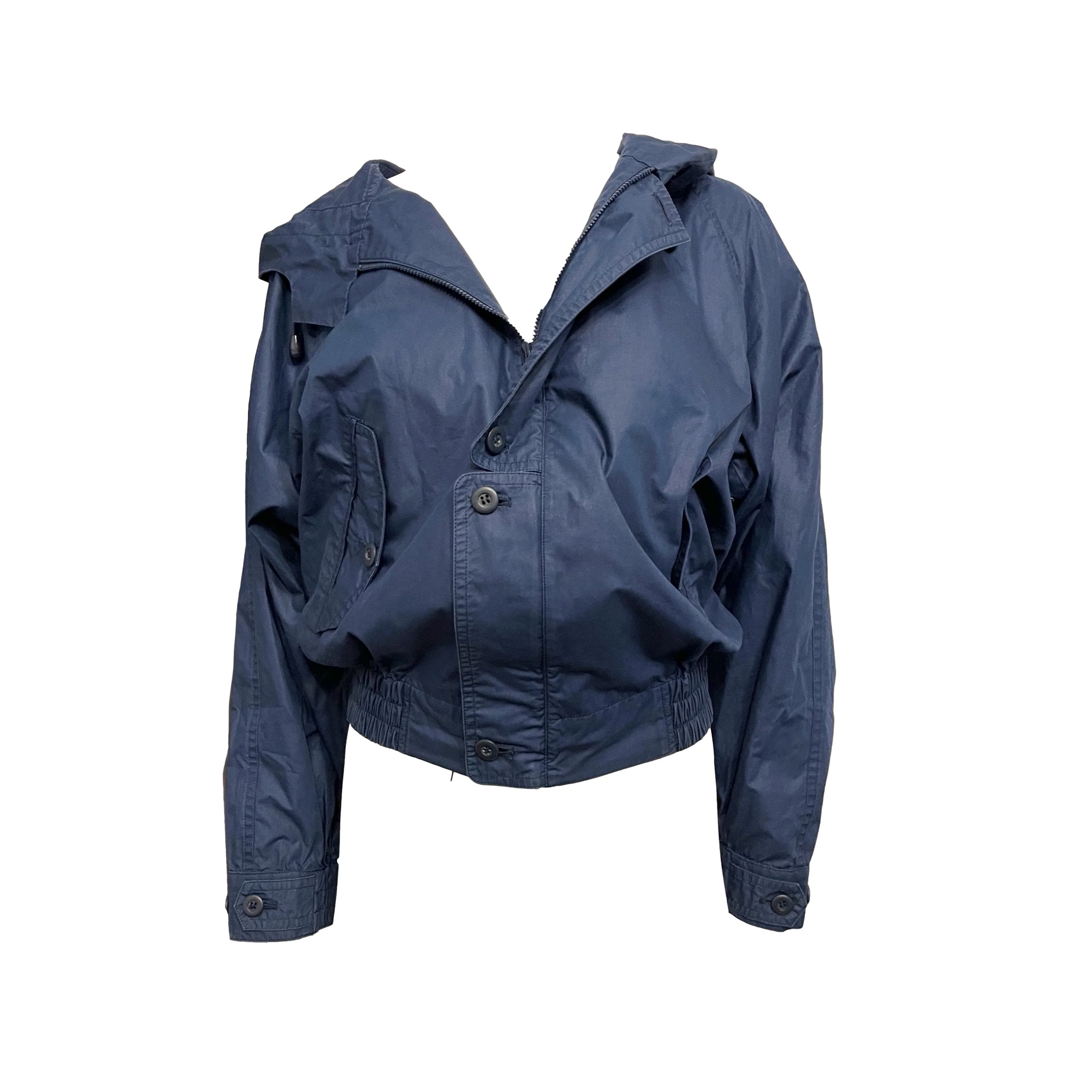 Dior Sport Navy Hooded Windbreaker - Image 2