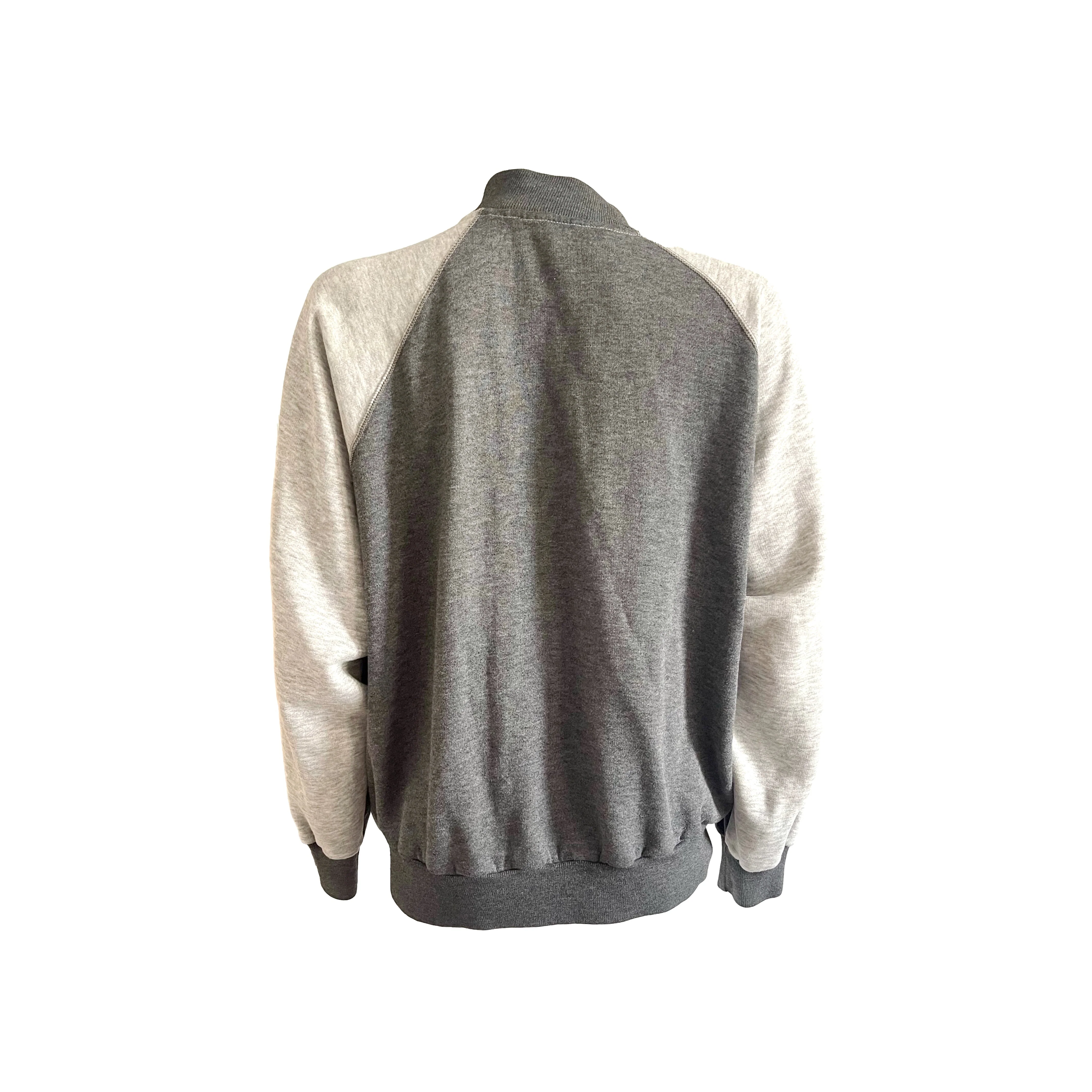 Dior Sports Grey Logo Zip Hoodie - Image 2