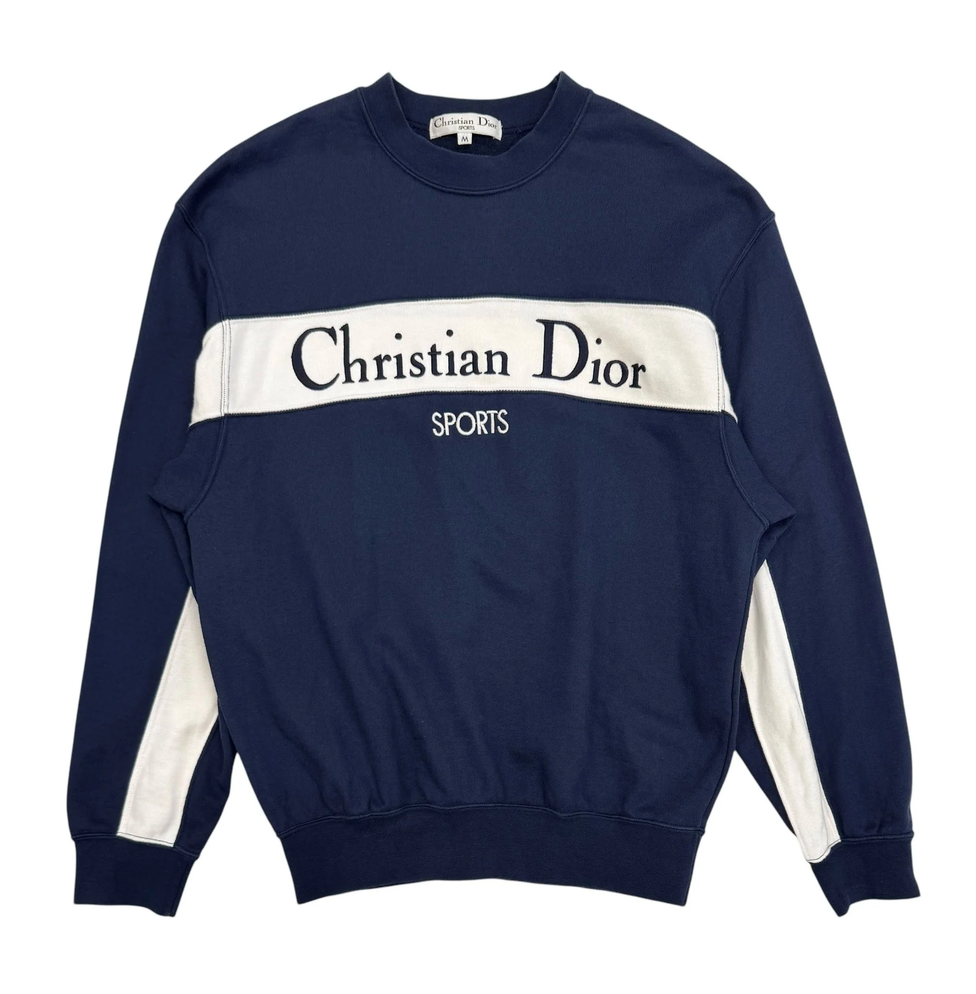 Dior Sports Navy + White Sweatshirt