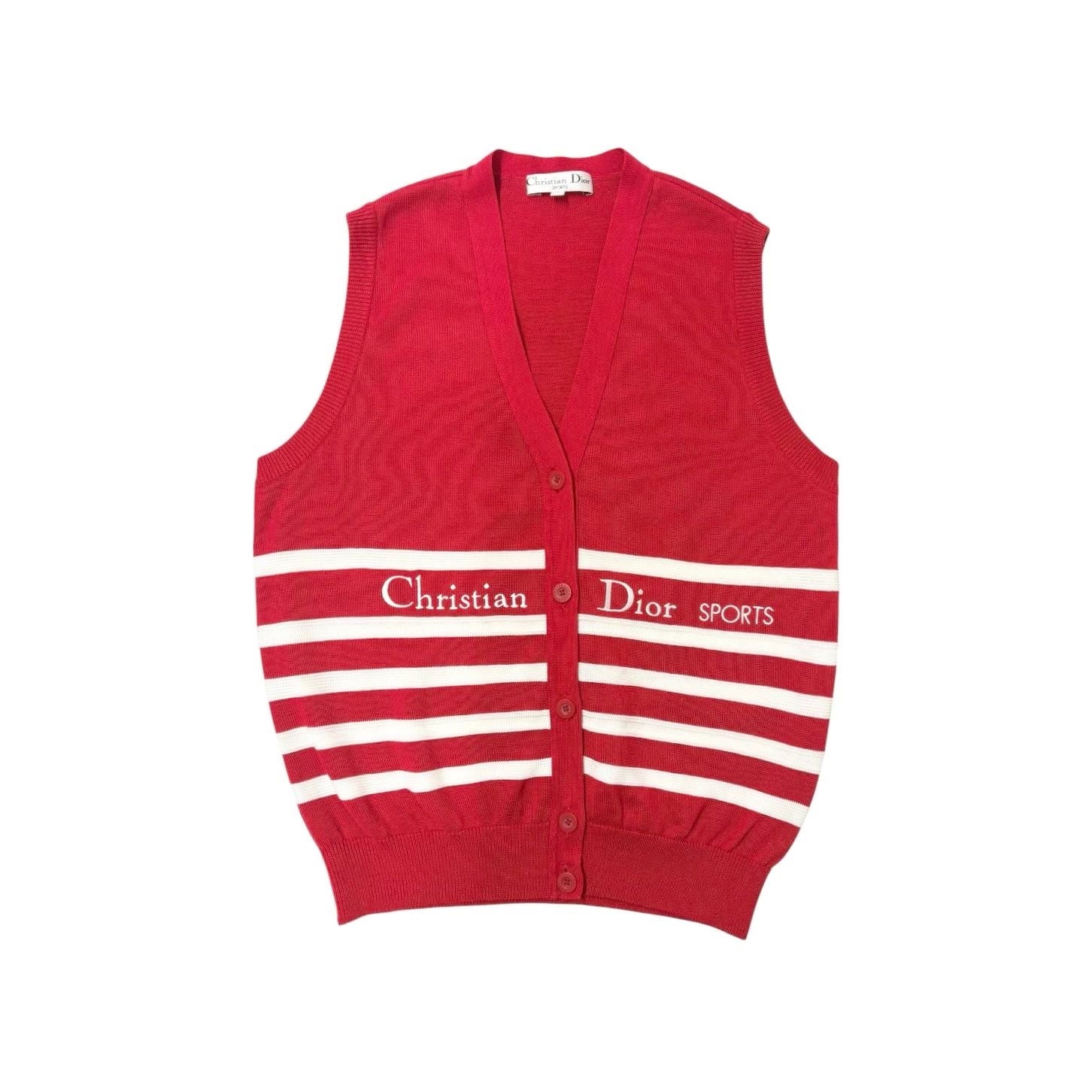 Dior Sports Red Button Vest