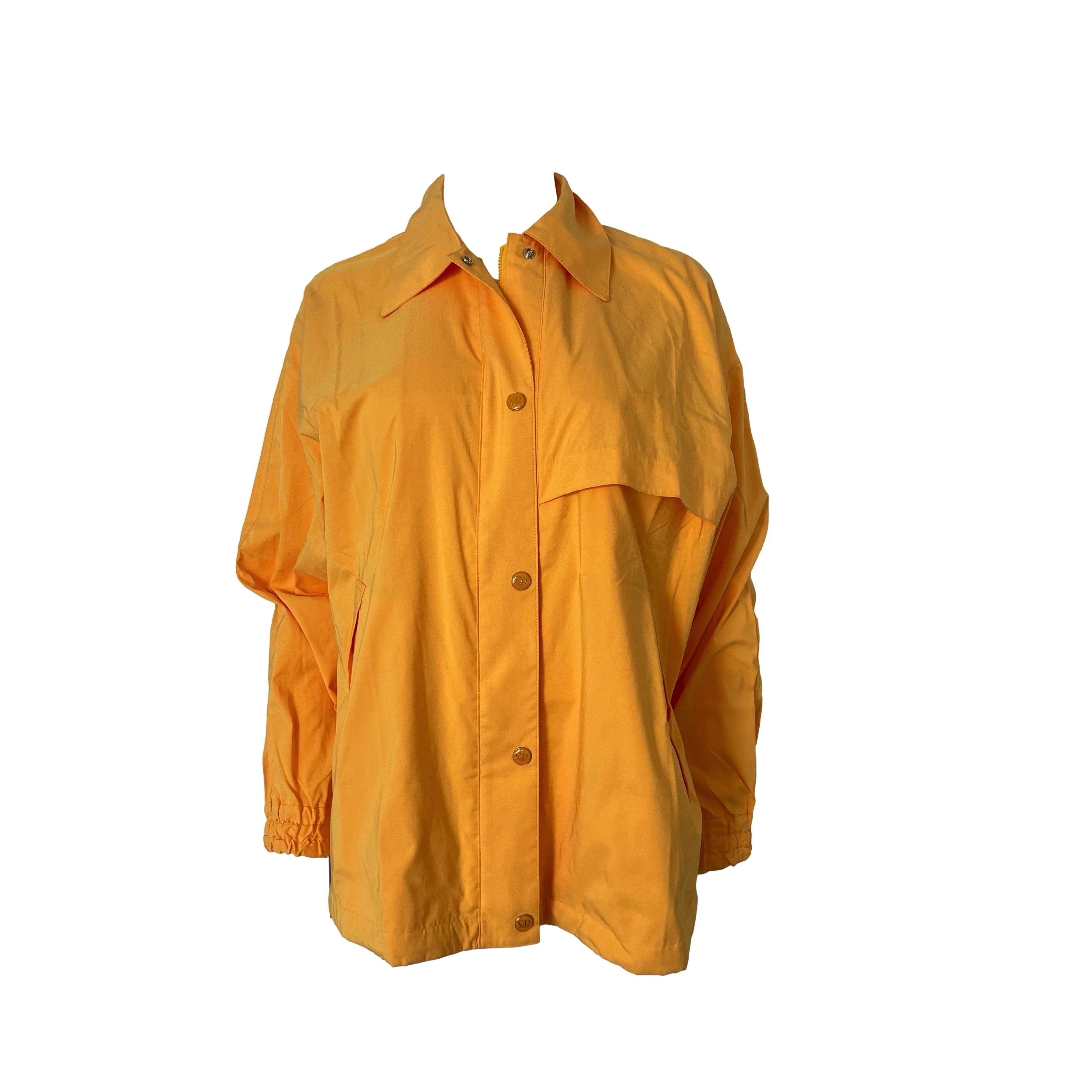 Dior Sports Unisex Yellow Windbreaker Set - Image 2