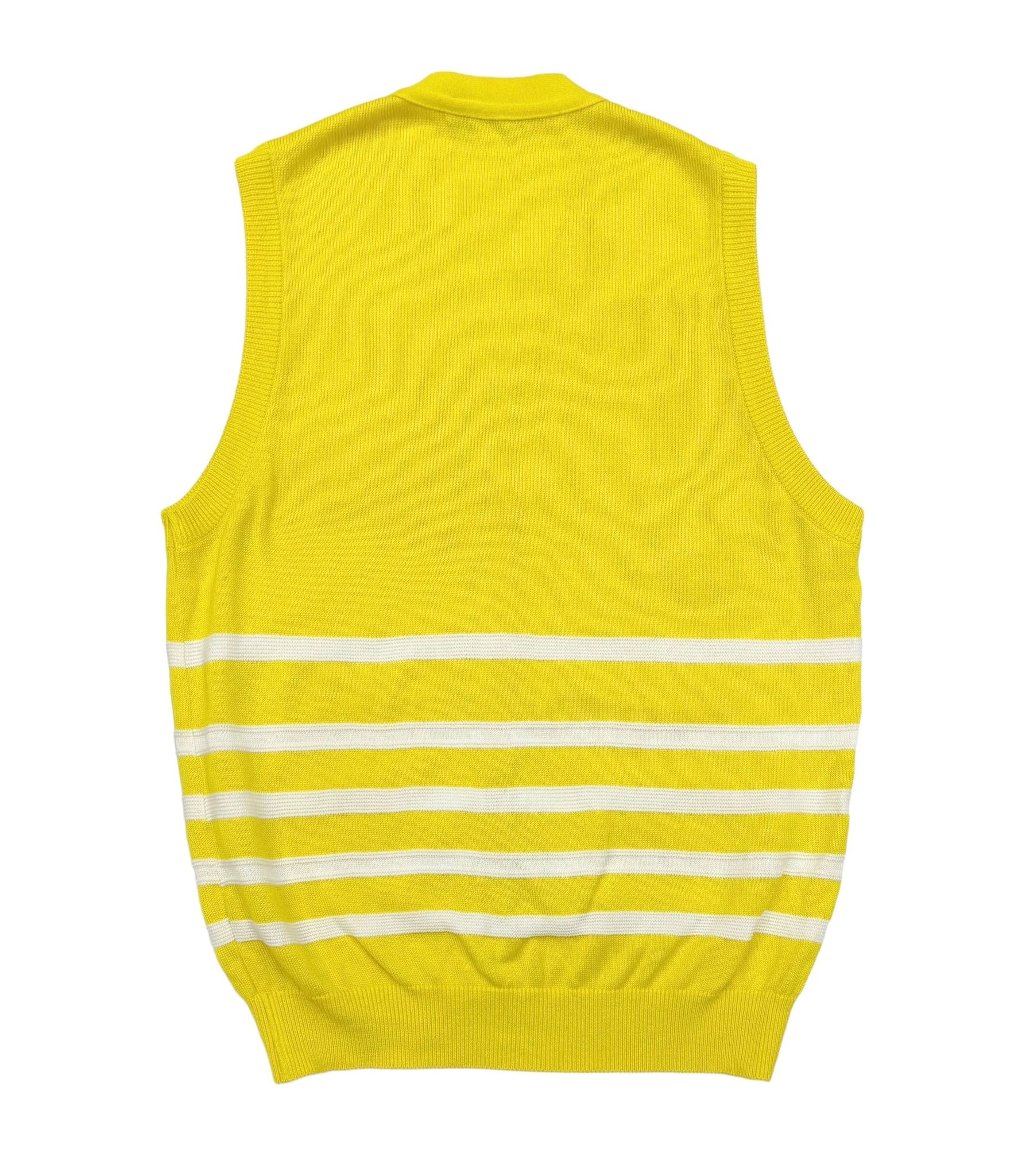 Dior Sports Yellow Button Vest - Image 2