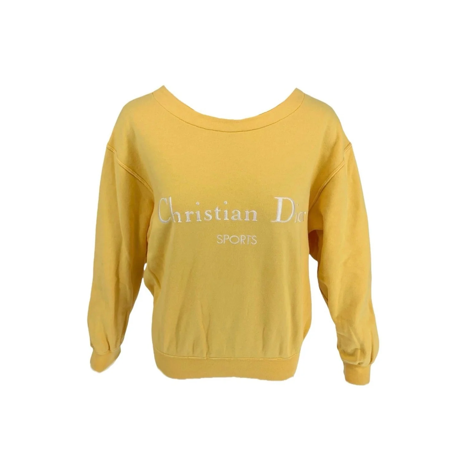Dior Sports Yellow Logo Sweatshirt