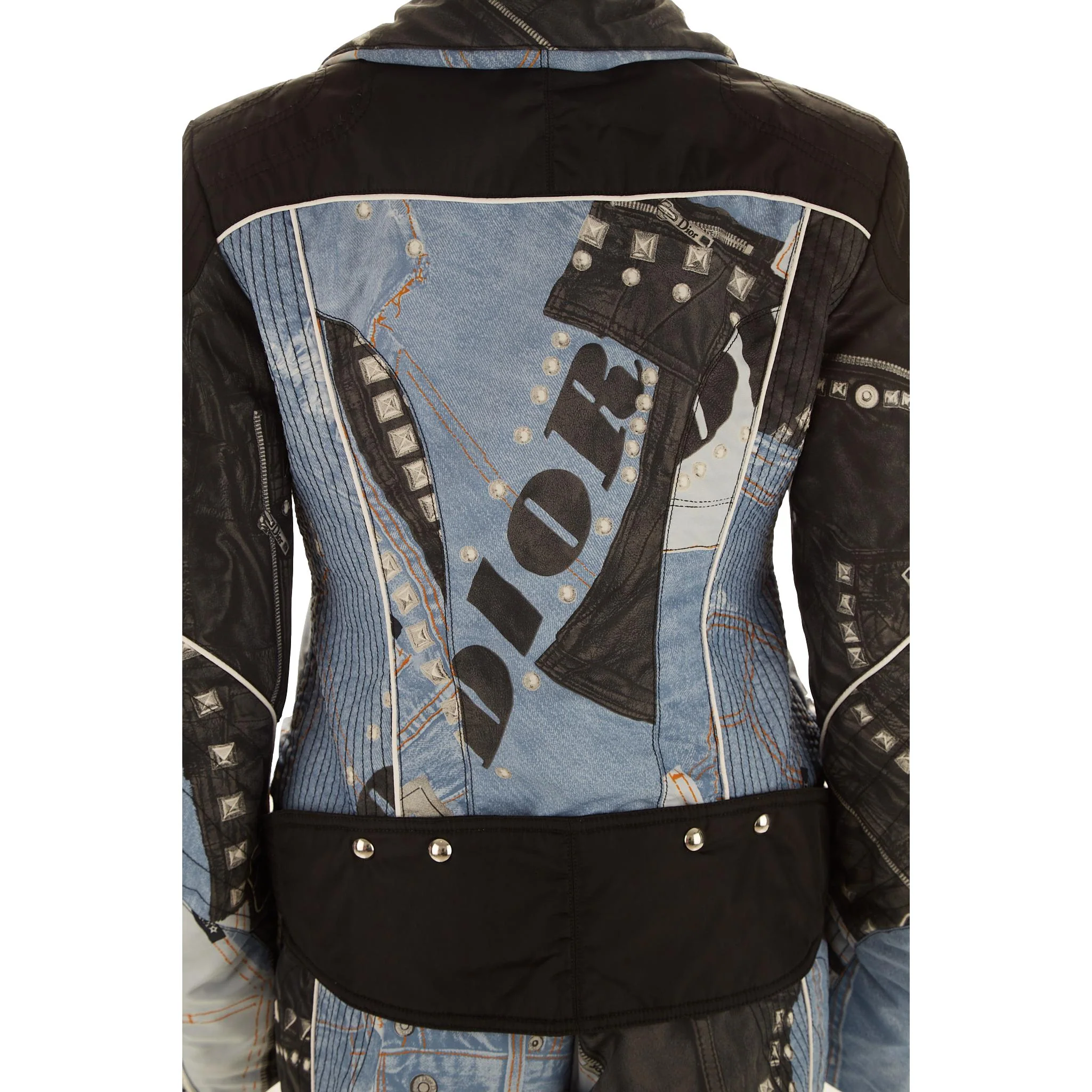 Dior Studded Denim Print Ski Set - Image 6