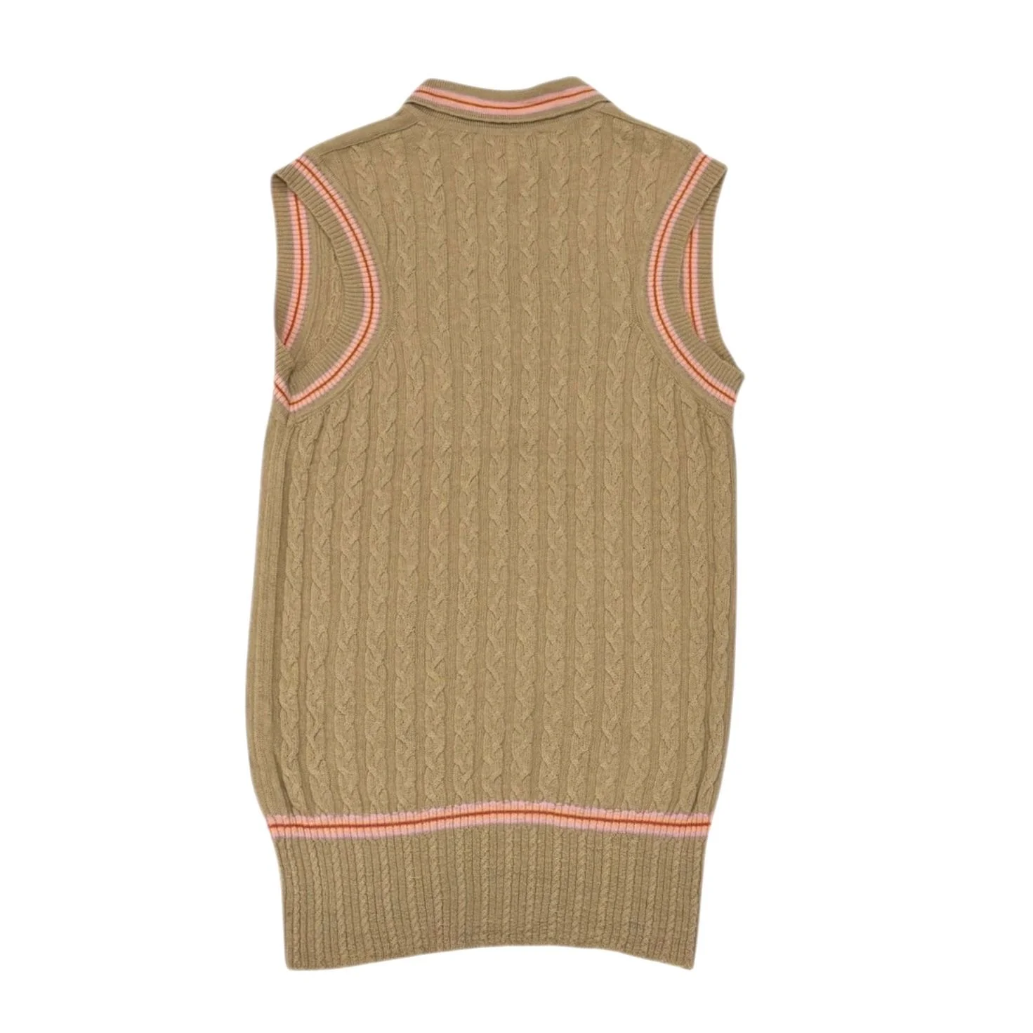 Dior Tan Knit Logo Tank - Image 2